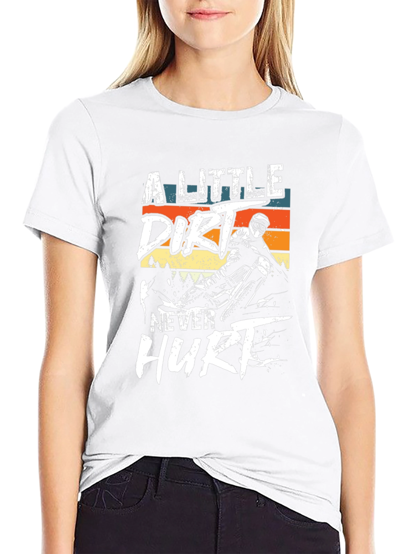 Dirt Bike T-Shirt: A Little Dirt Never Hurt