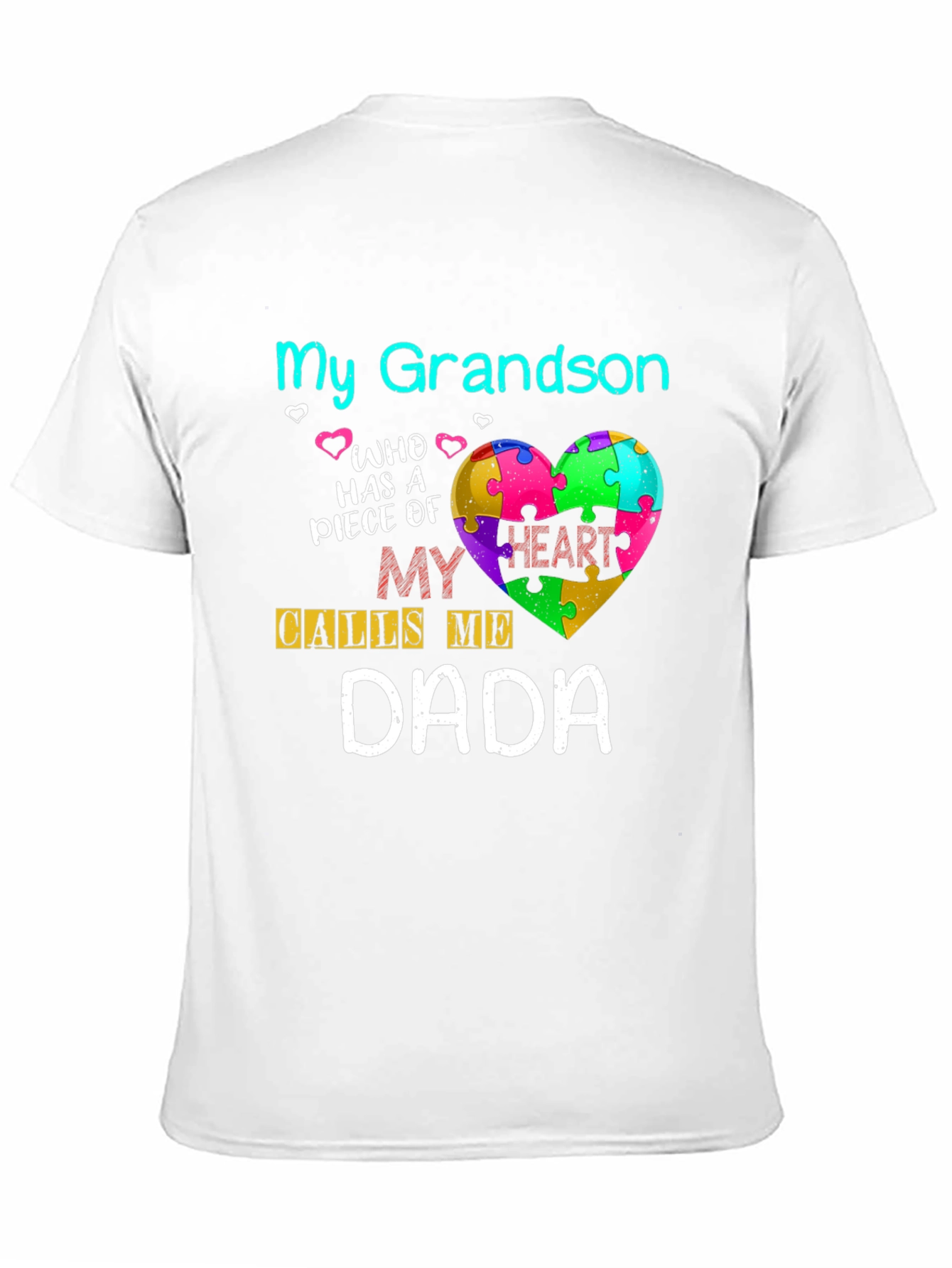 My Grandson Dada Autism Awareness Tee