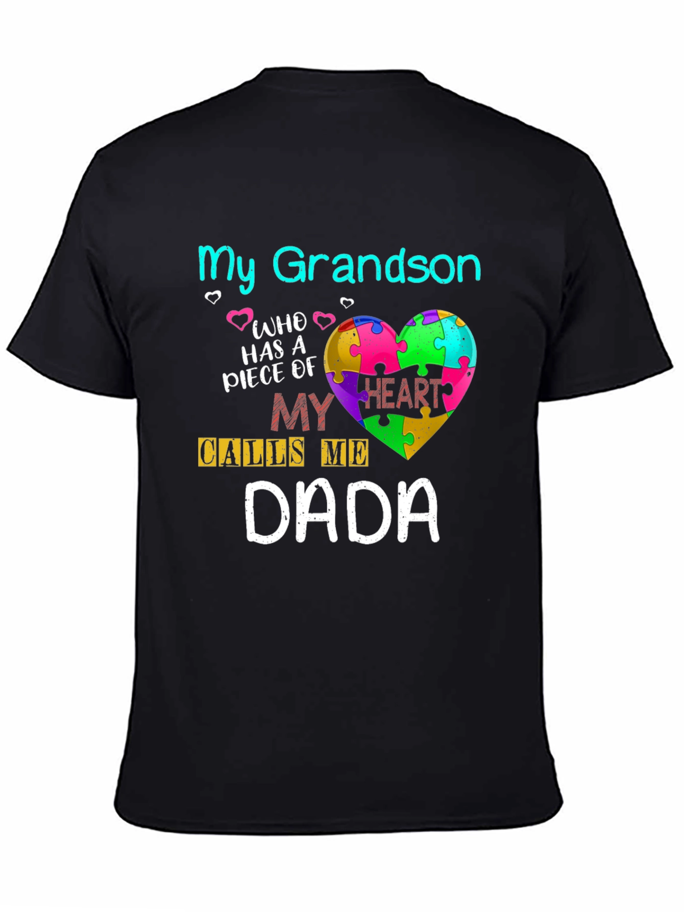 My Grandson Dada Autism Awareness Tee