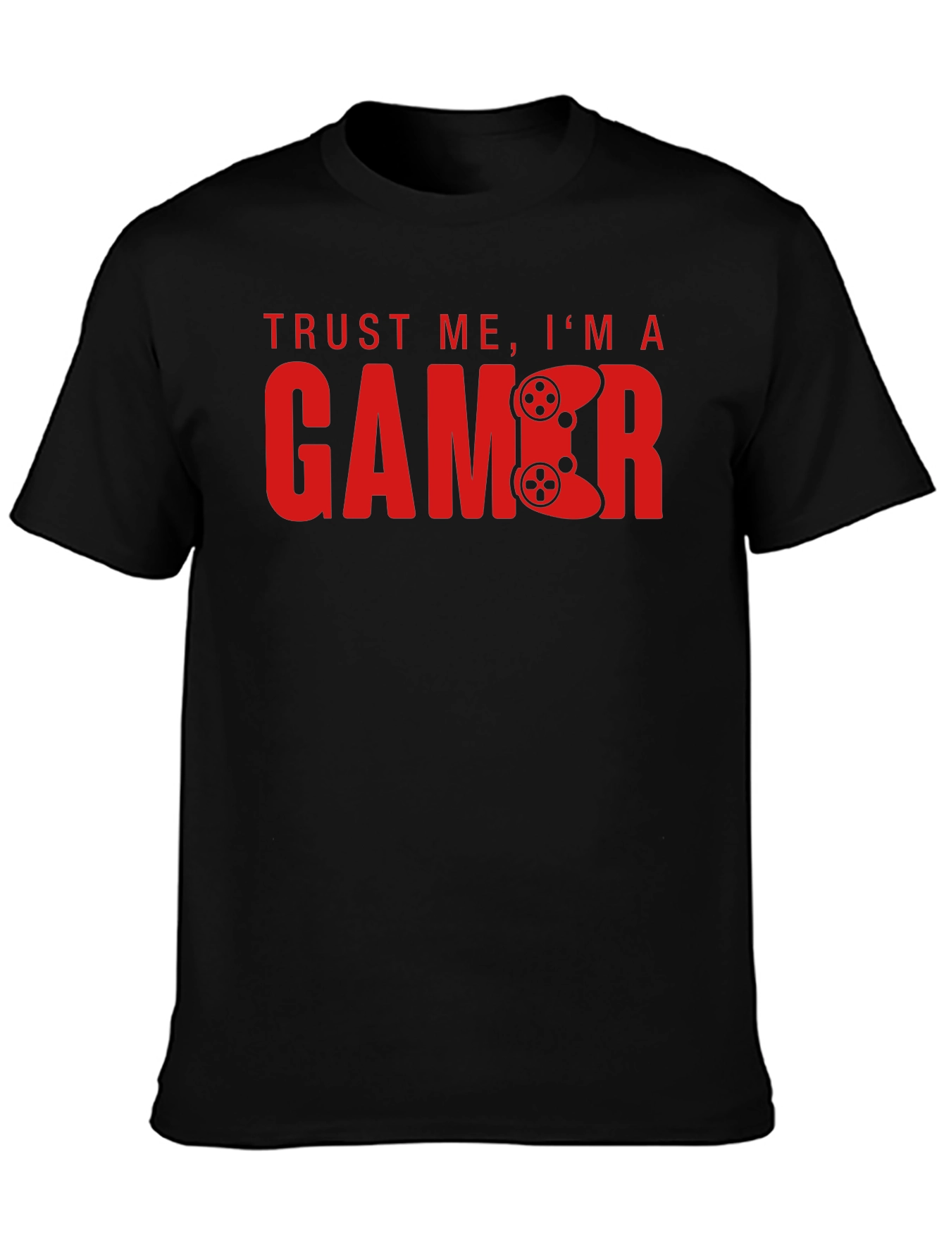 Trust Me Im A Gamer Black T-Shirt