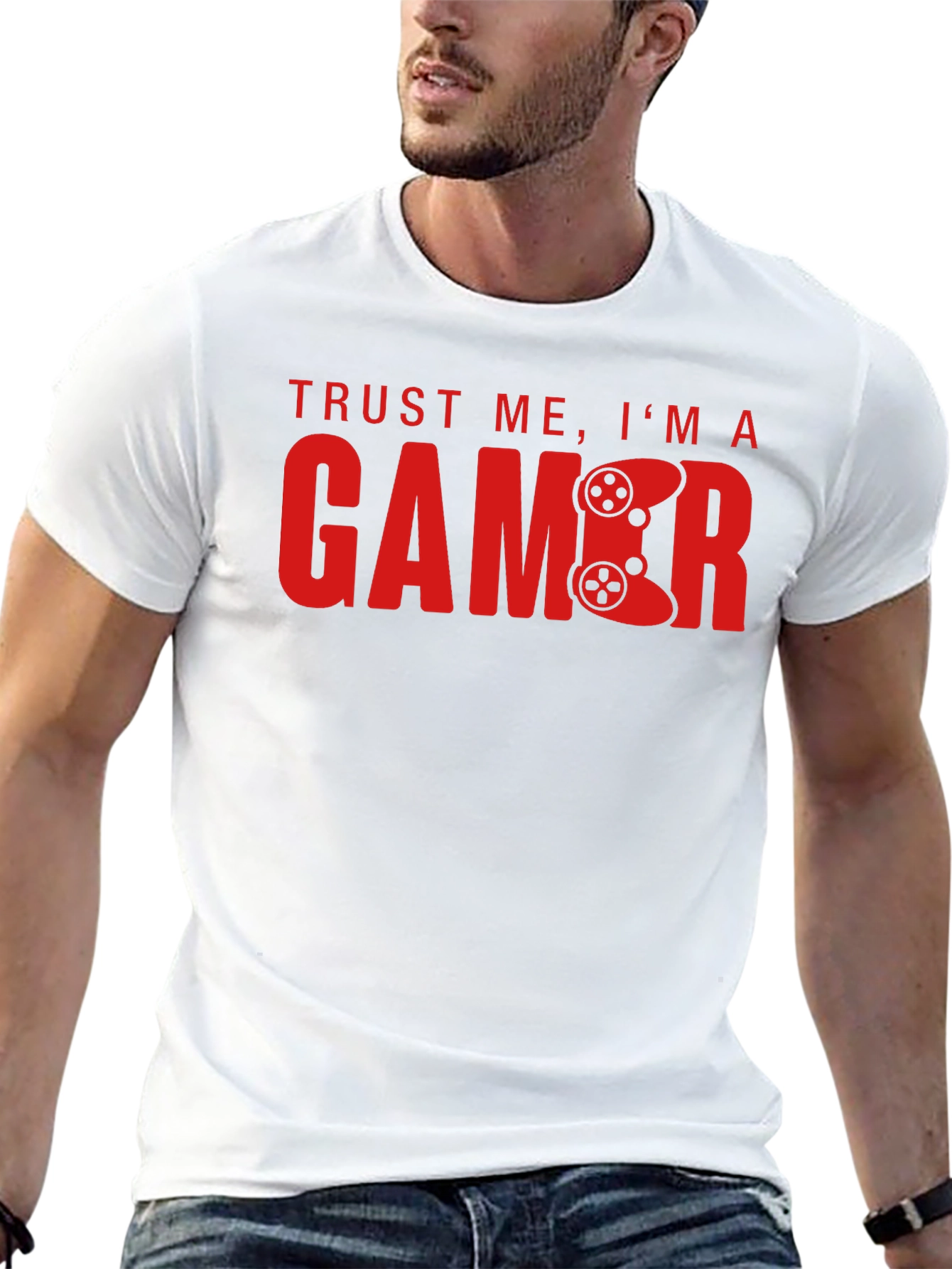 Trust Me Im A Gamer Black T-Shirt