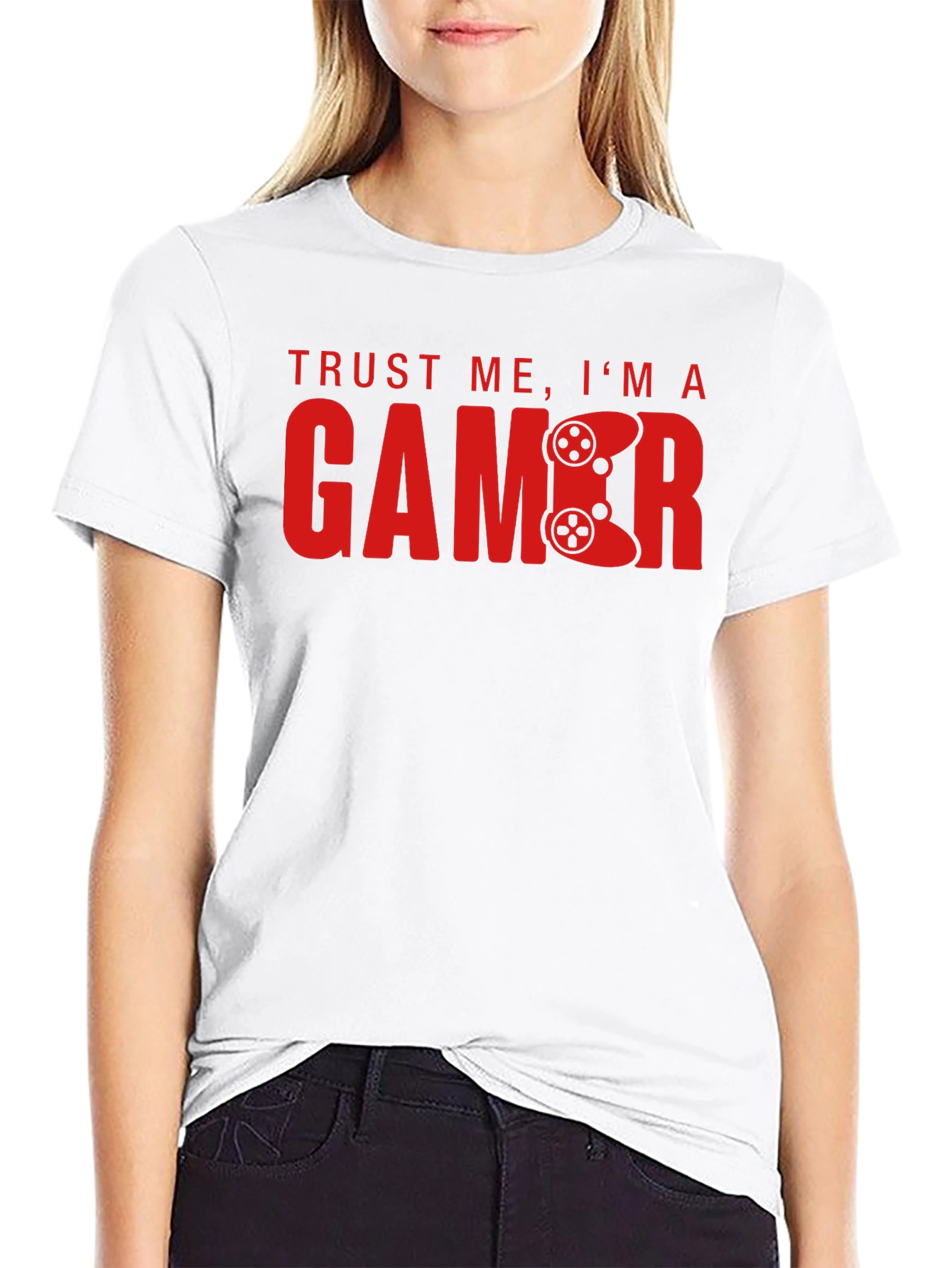 Trust Me Im A Gamer Black T-Shirt