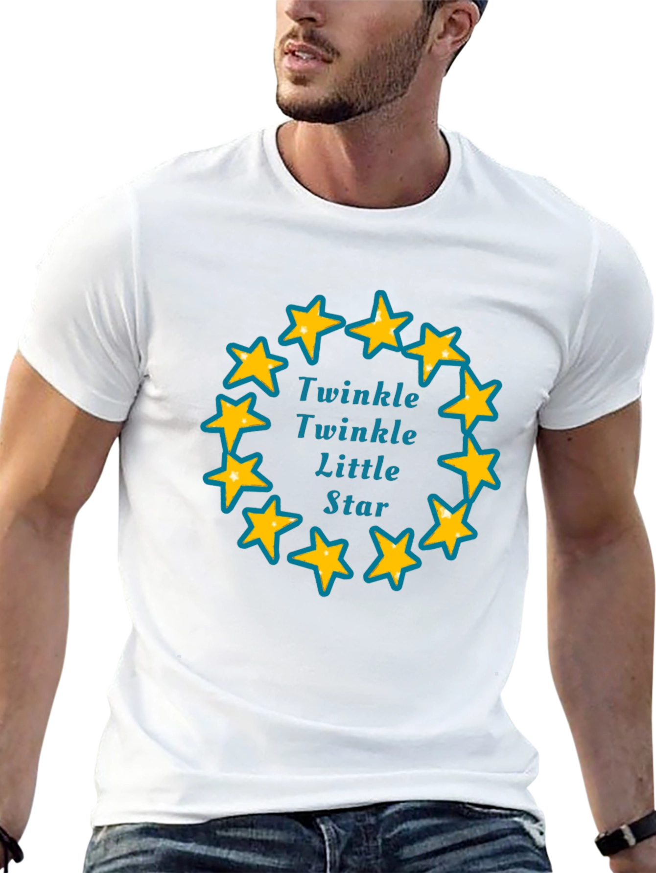 Twinkle Little Star Graphic Tee - Soft Cotton