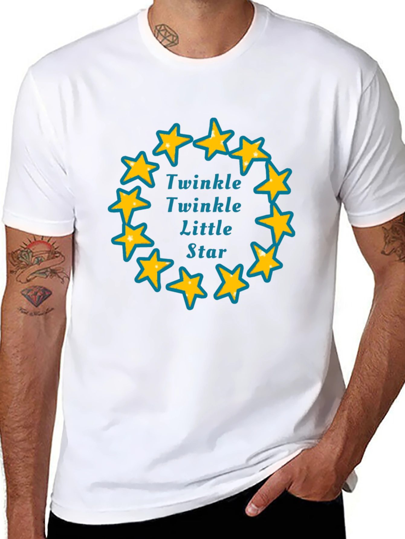 Twinkle Little Star Graphic Tee - Soft Cotton