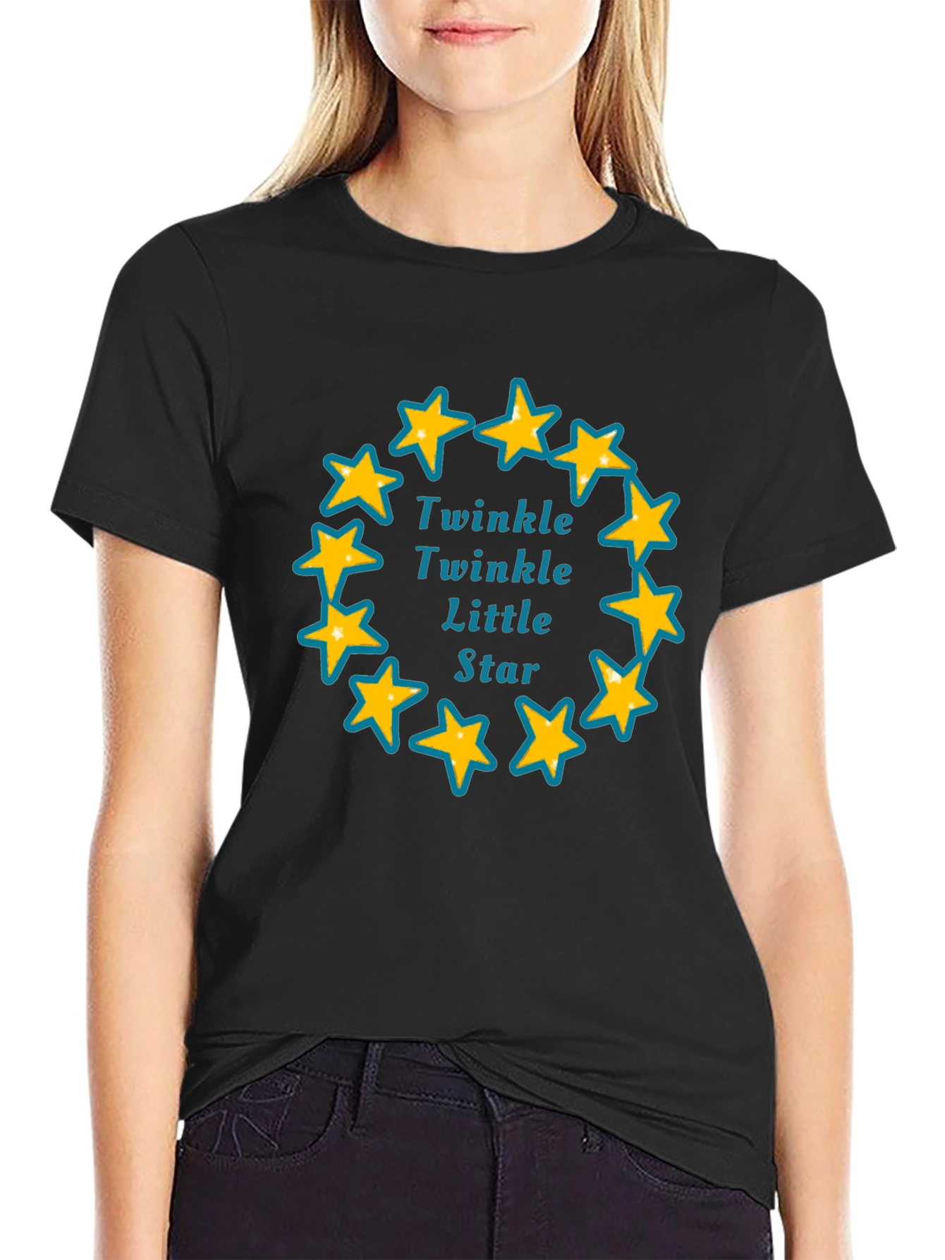Twinkle Little Star Graphic Tee - Soft Cotton