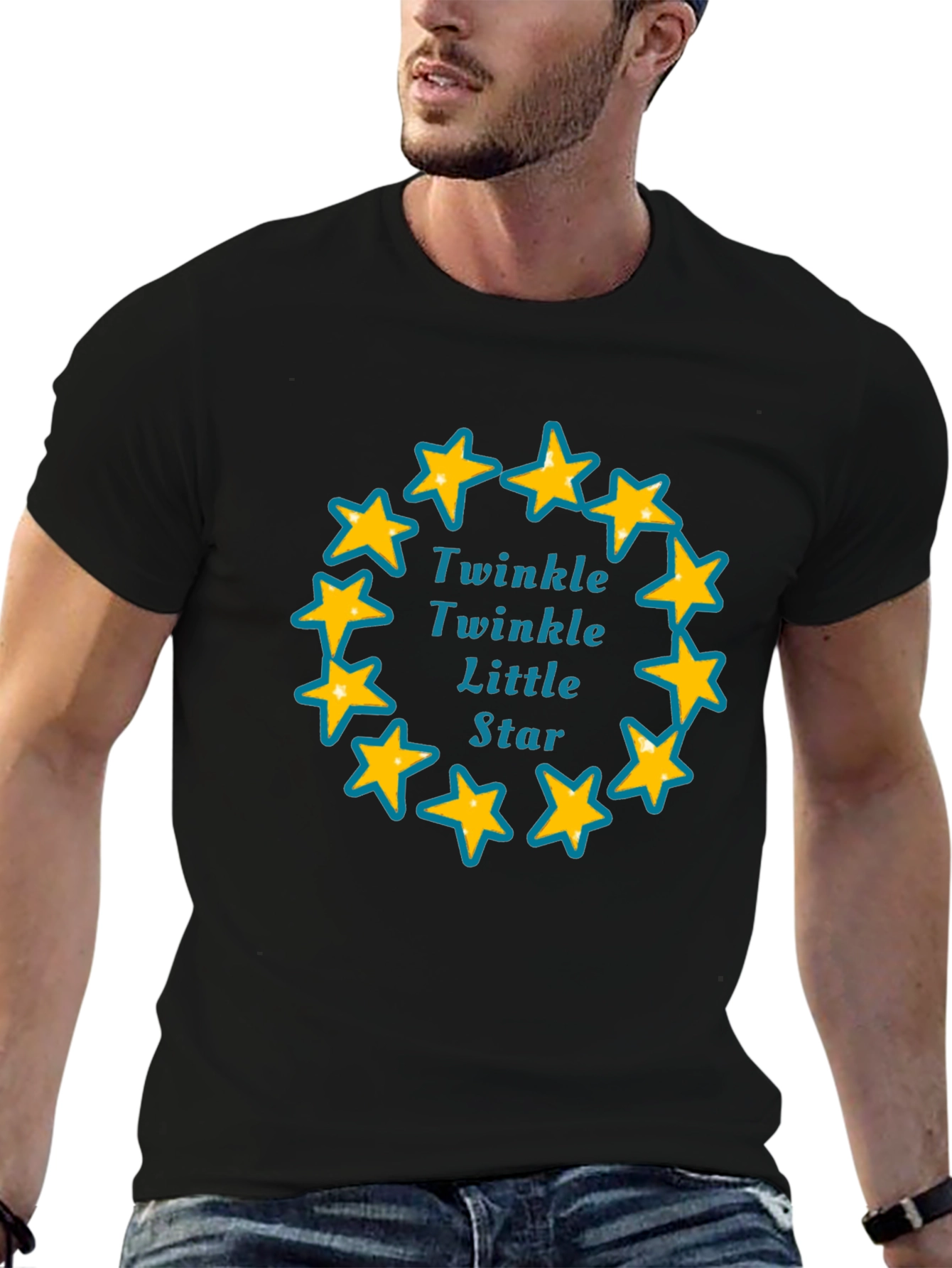Twinkle Little Star Graphic Tee - Soft Cotton