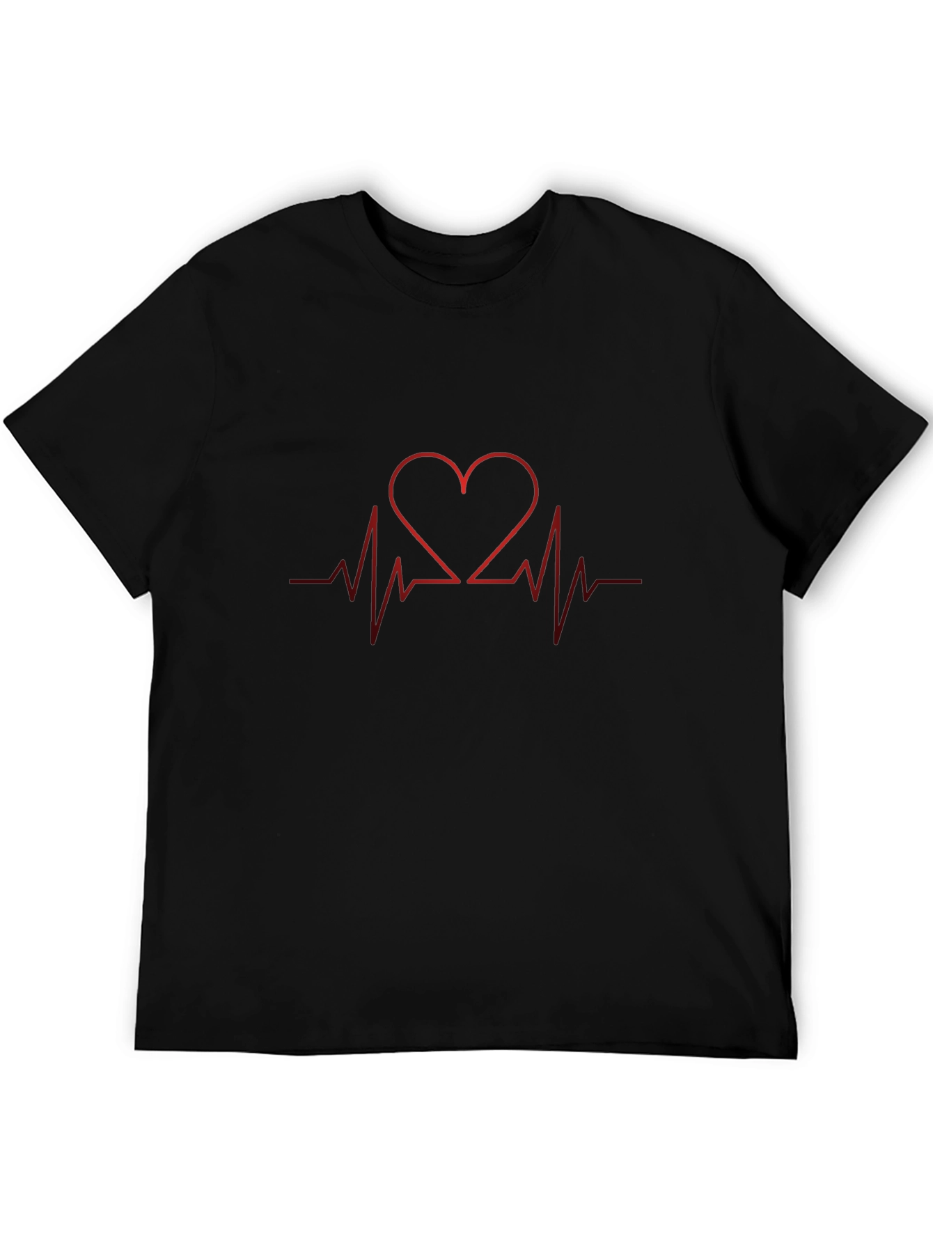 Heartbeat Love Graphic Print T-Shirt