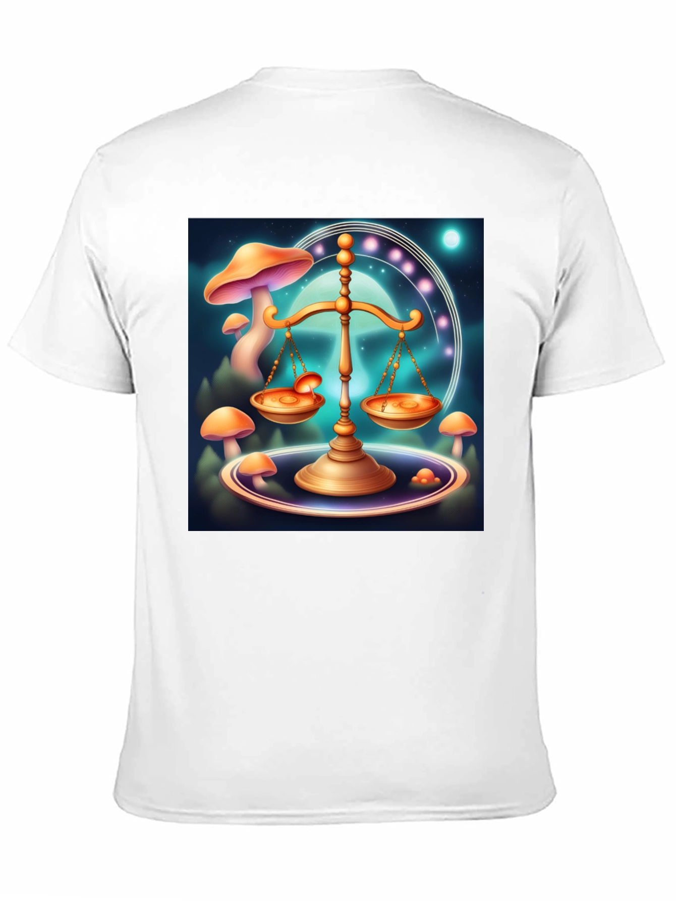 Libra Scale T-Shirt - Celestial Balance Design