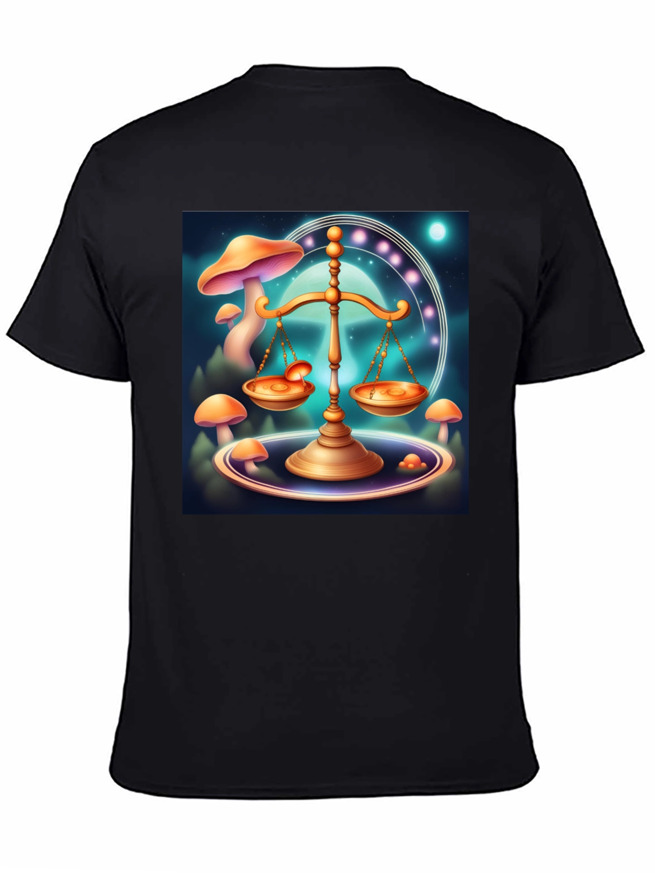 Libra Scale T-Shirt - Celestial Balance Design