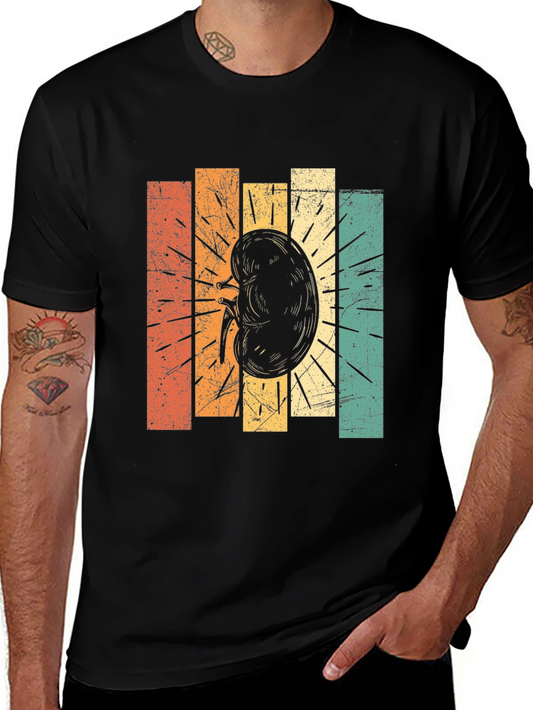 Retro Kidney T-Shirt - Vintage Style Design