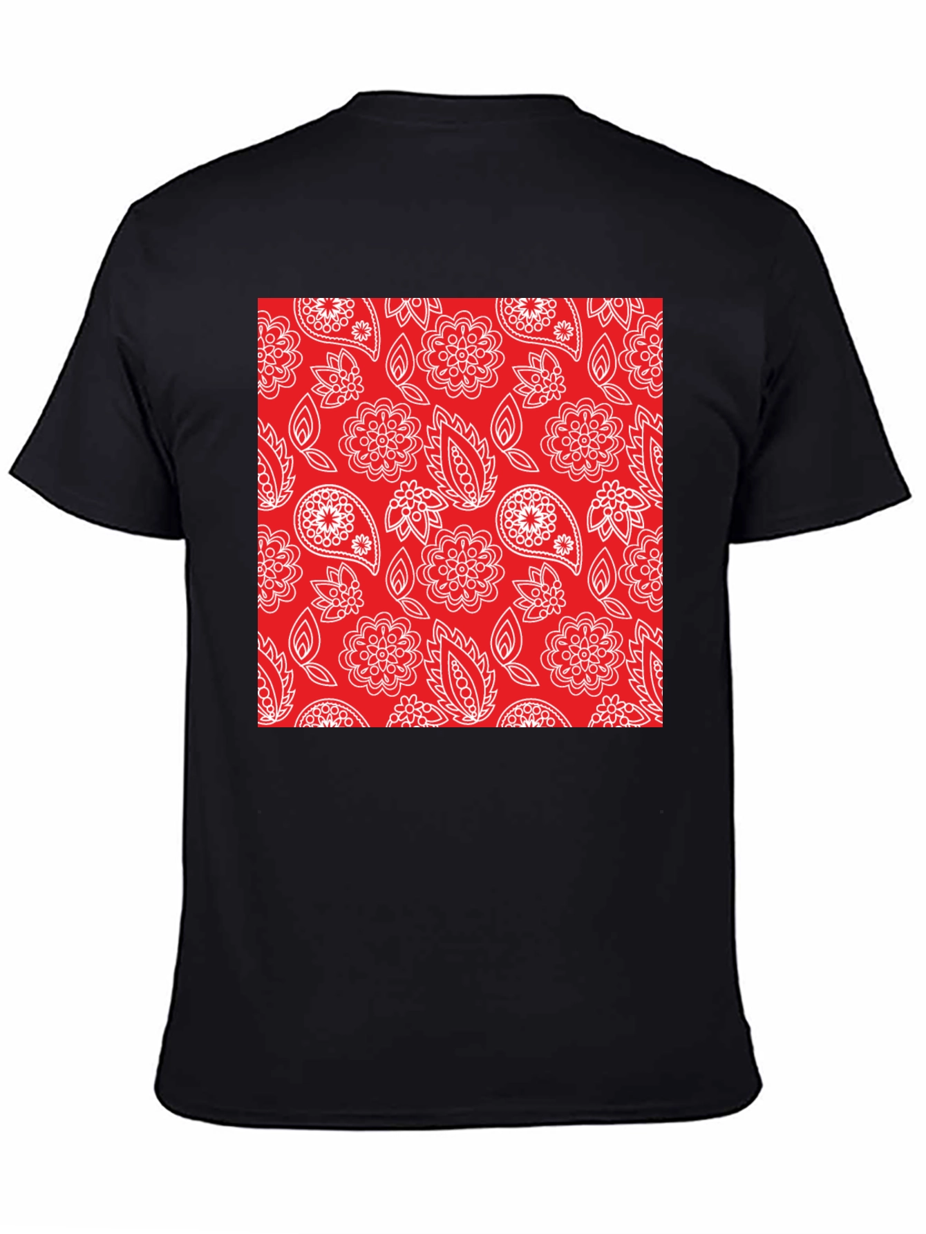 Paisley Pattern Tee - Casual Comfort Stylish Design