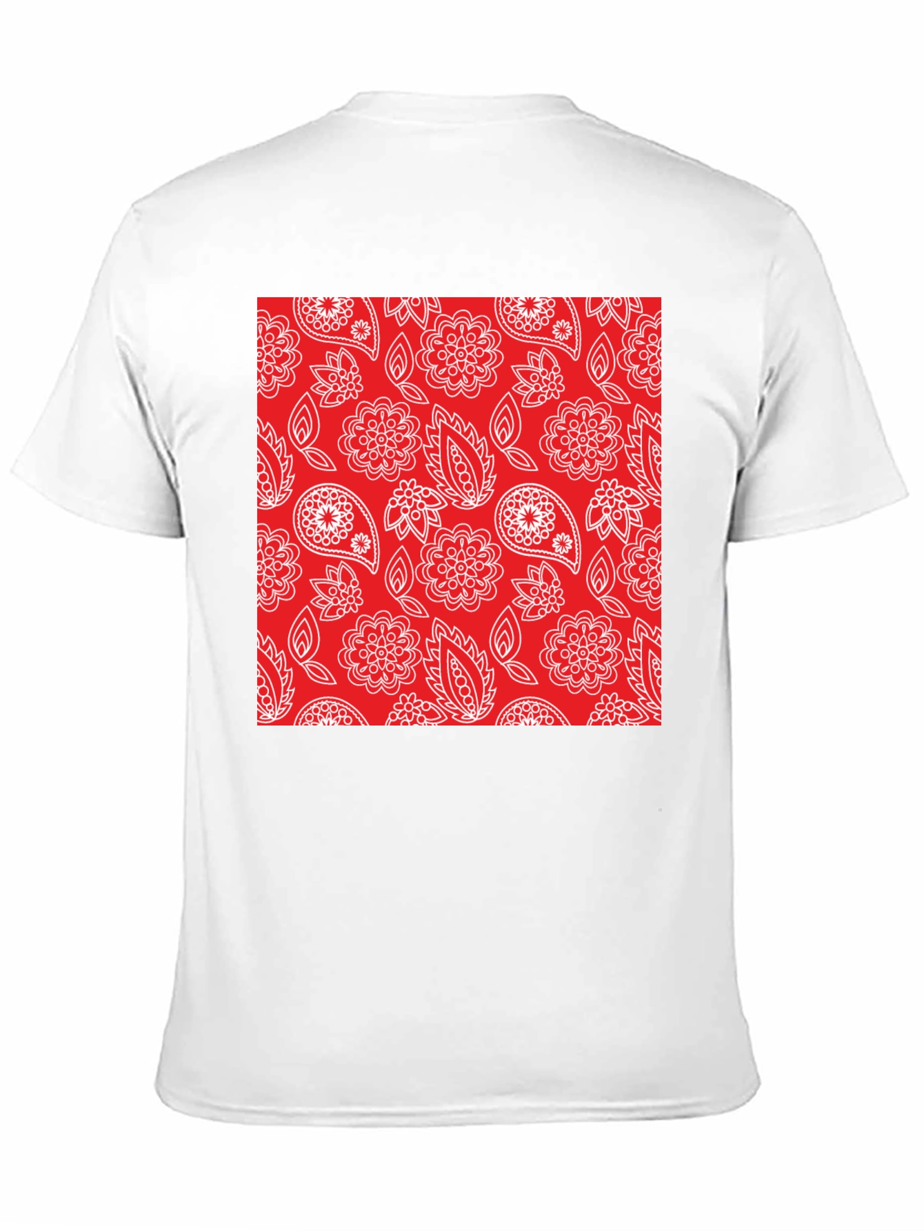 Paisley Pattern Tee - Casual Comfort Stylish Design