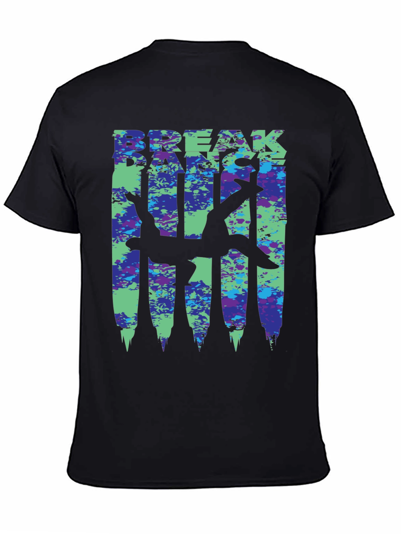 Breakdance T-Shirt - Dancer Silhouette - Stylish Streetwear