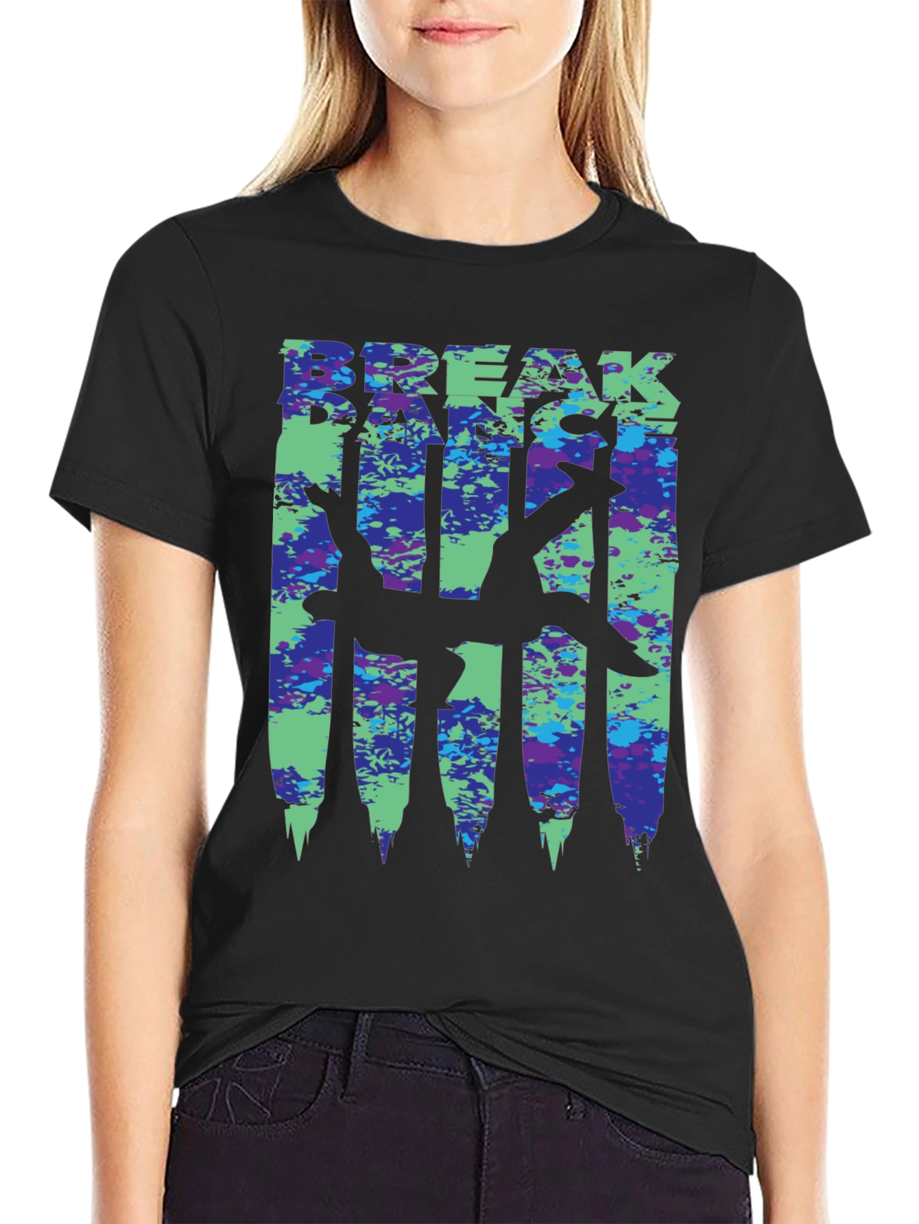 Breakdance T-Shirt - Dancer Silhouette - Stylish Streetwear
