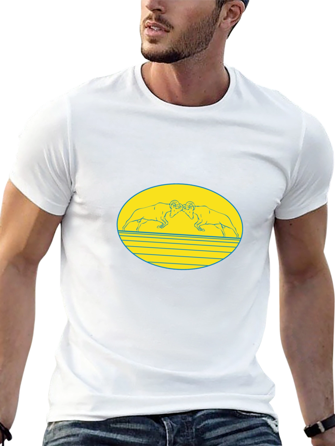 Rams T-Shirt - Bold Graphic Tee