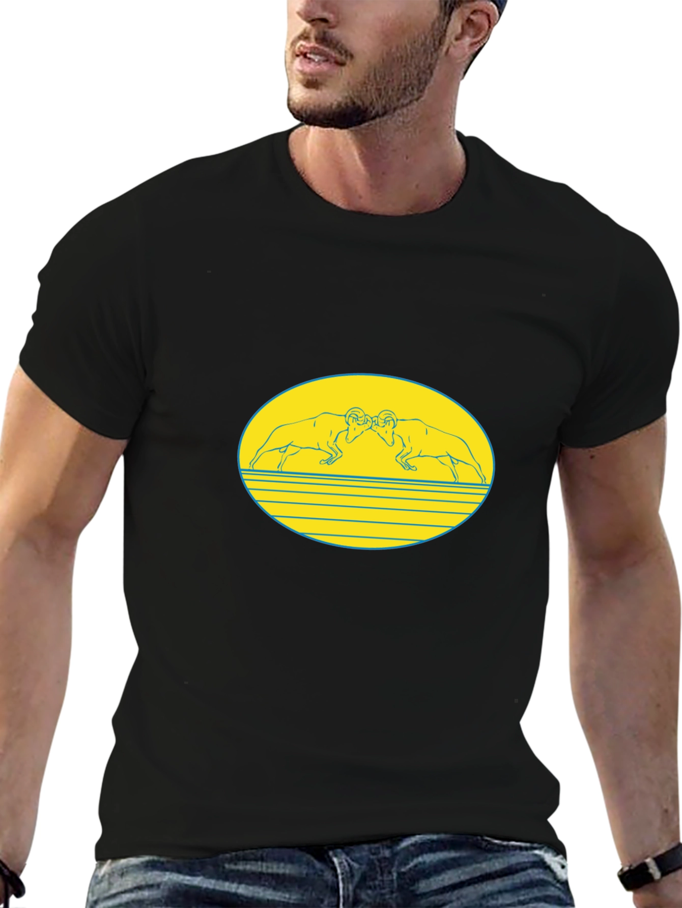 Rams T-Shirt - Bold Graphic Tee