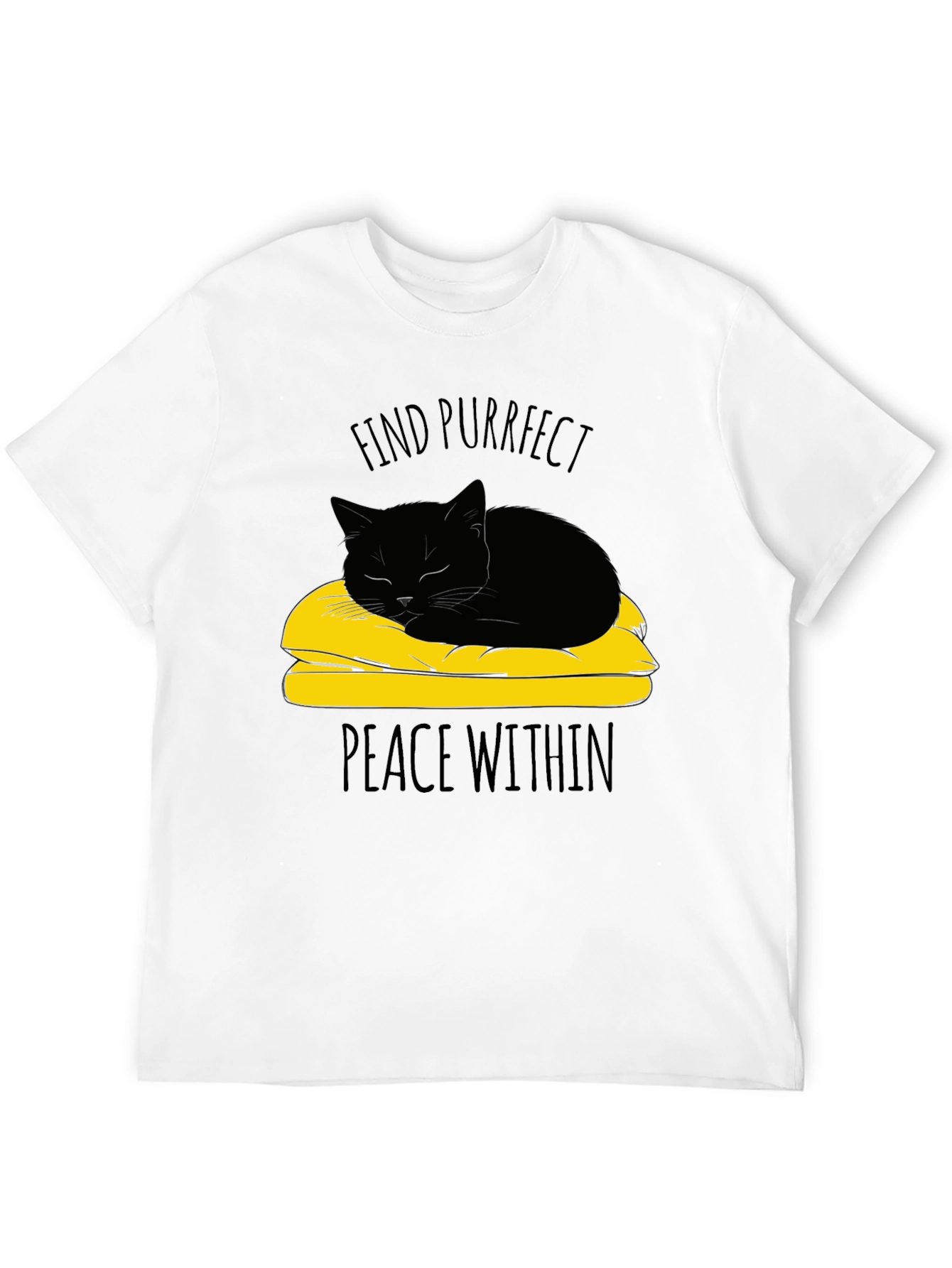 Purrfect Peace Cat T-Shirt