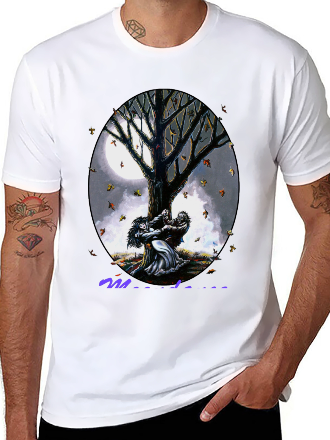 Mystical Moonlit Tree T-Shirt
