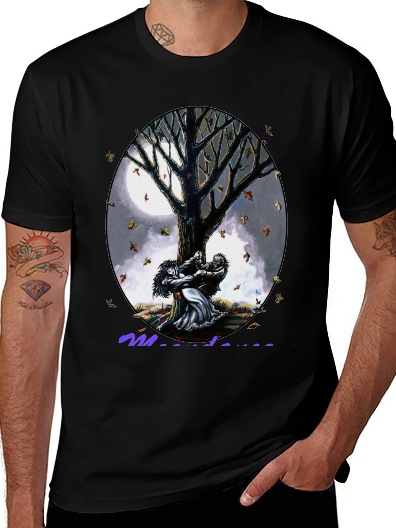 Mystical Moonlit Tree T-Shirt