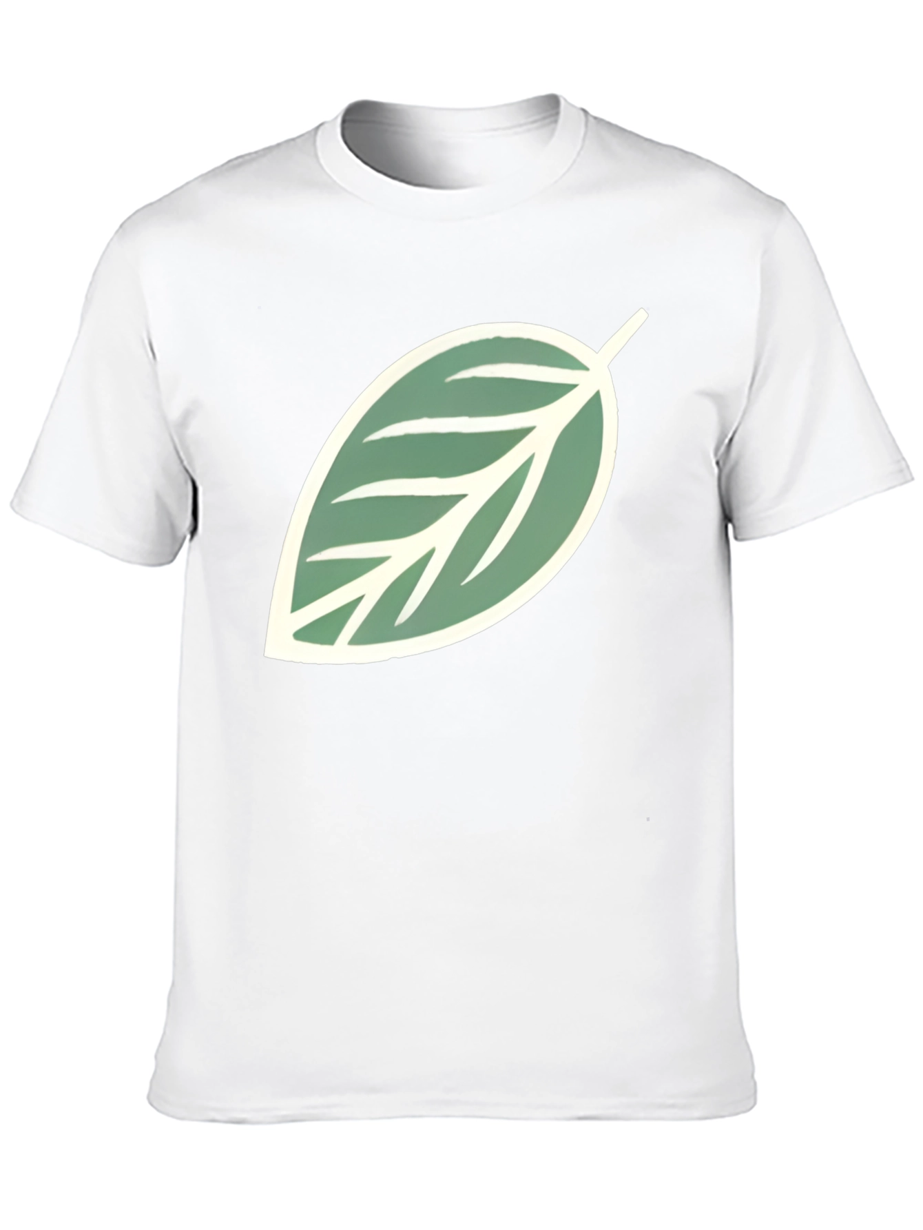 Leaf Graphic Tee - Casual Style