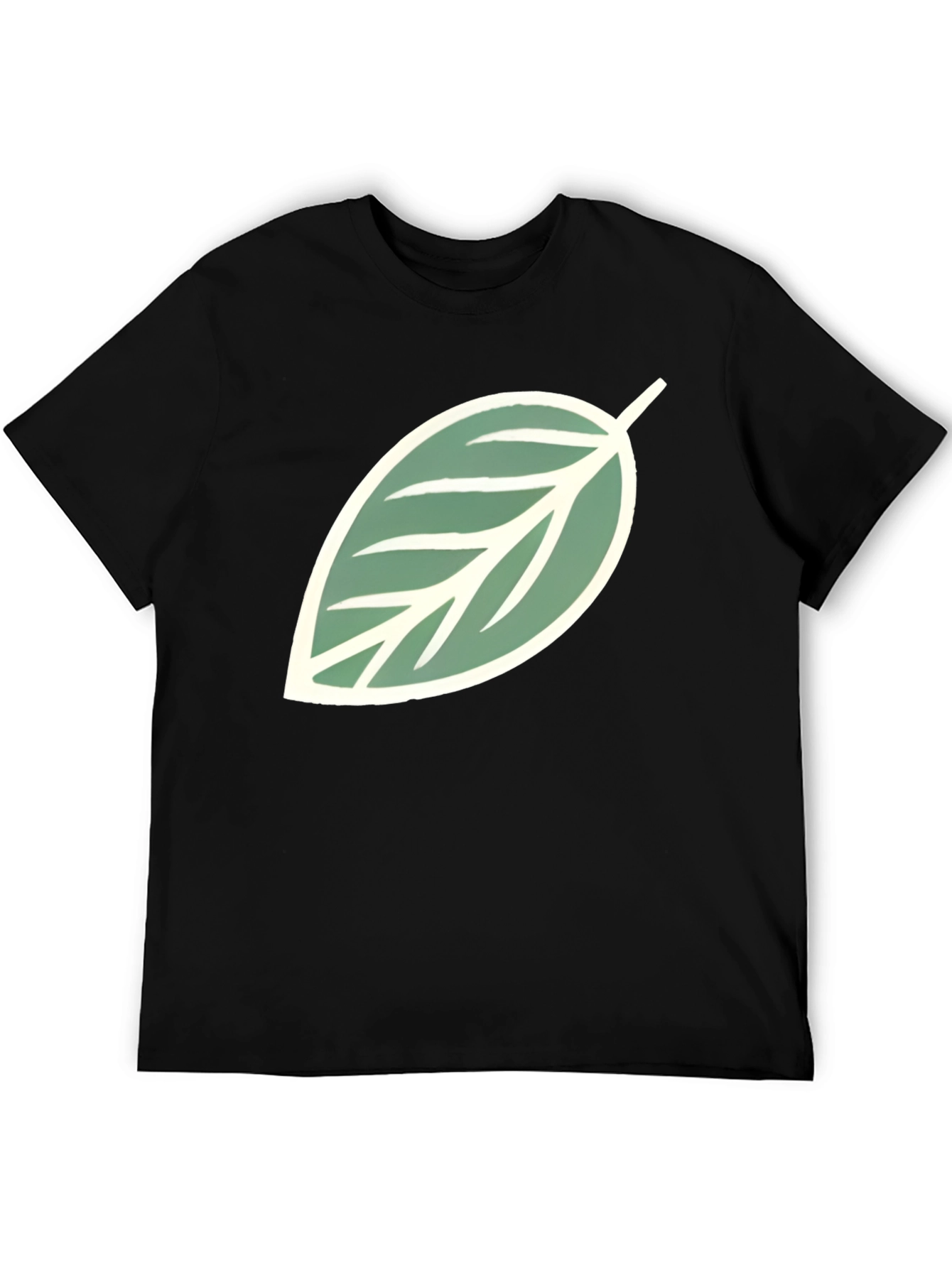 Leaf Graphic Tee - Casual Style