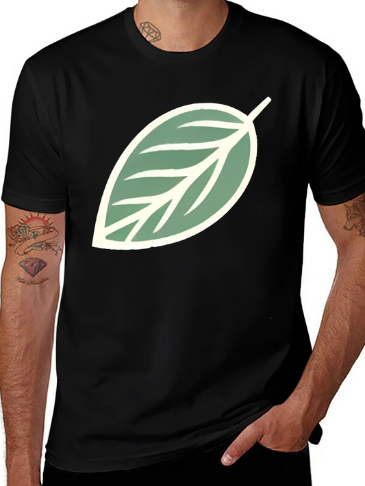 Leaf Graphic Tee - Casual Style