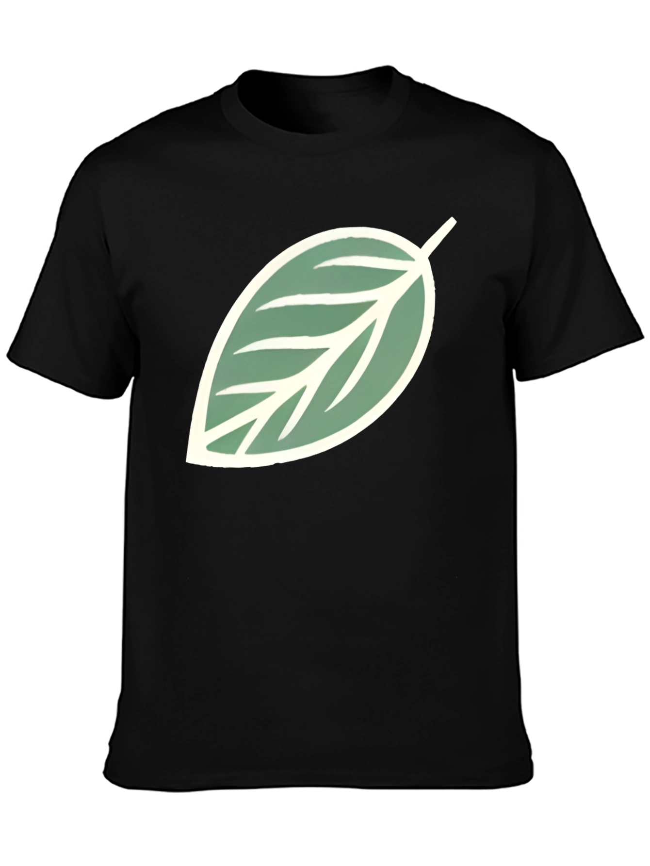 Leaf Graphic Tee - Casual Style