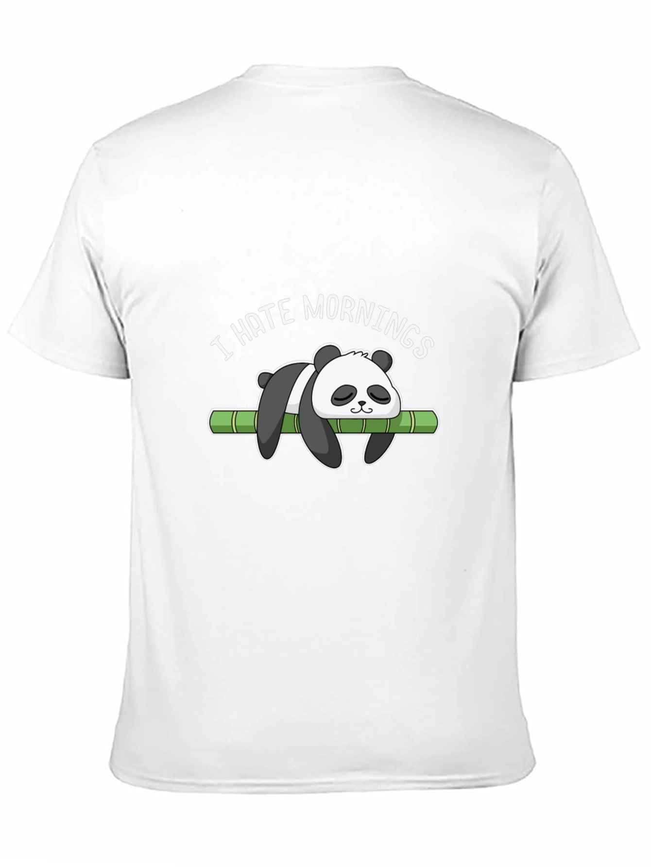 I Hate Mornings Panda T-Shirt