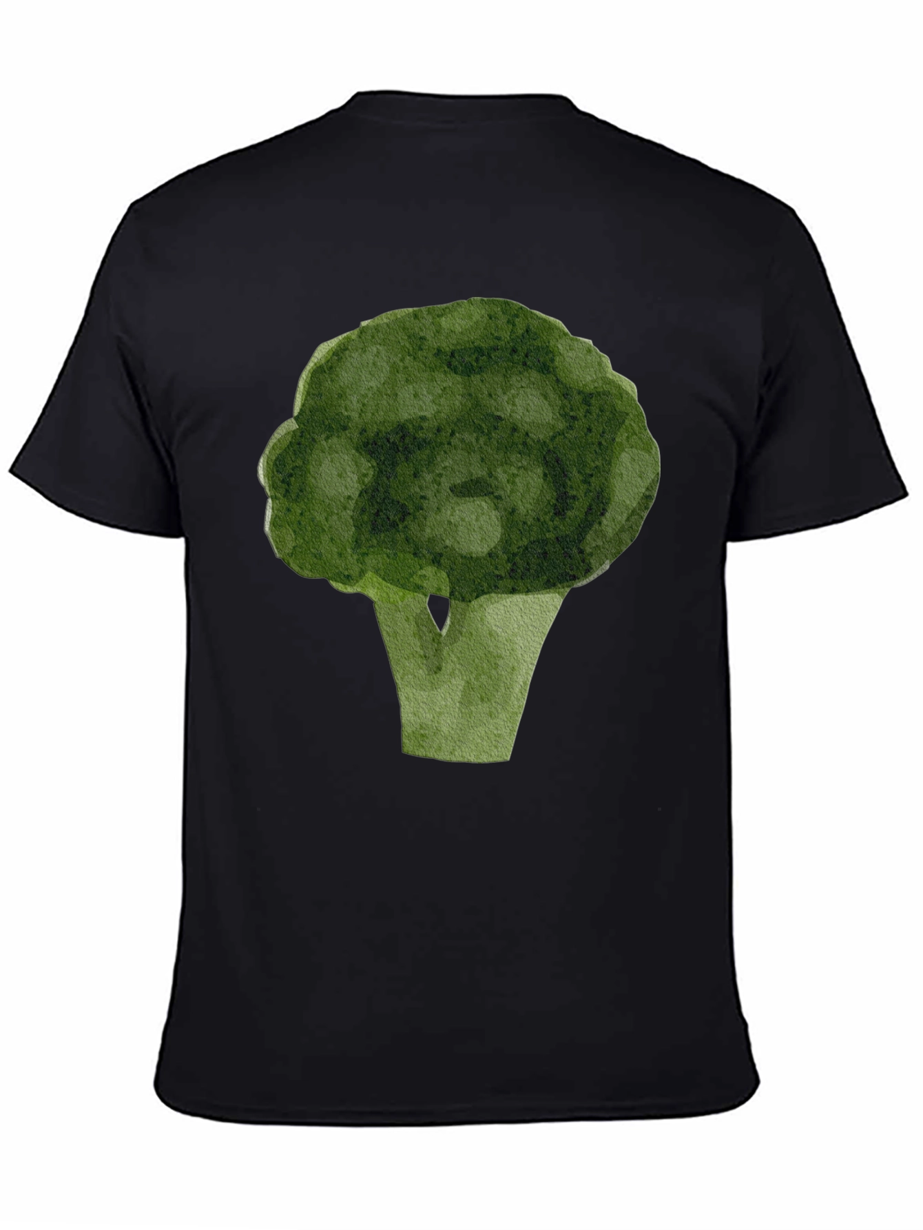 Broccoli Graphic T-Shirt - Black Casual Tee