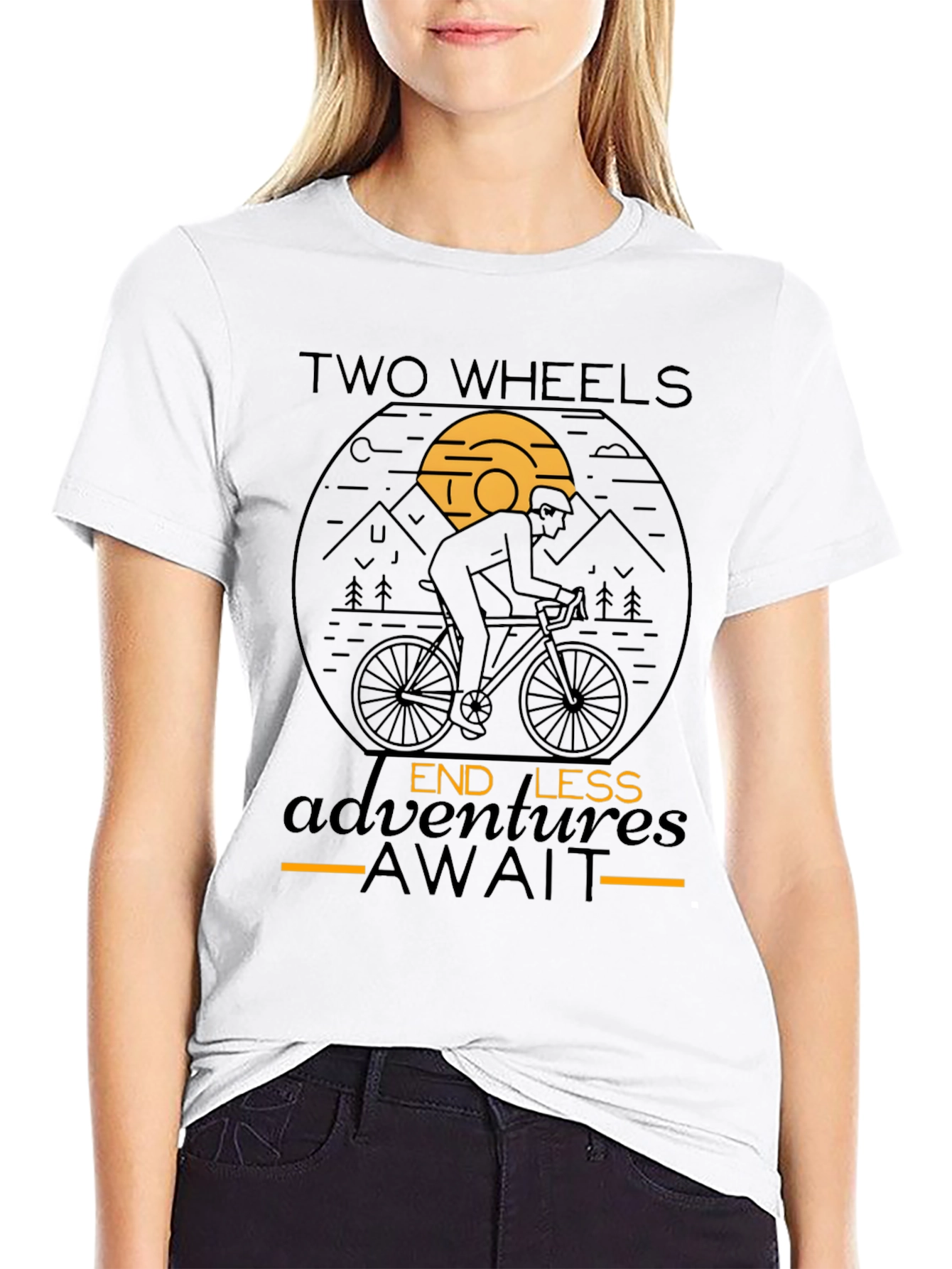 Two Wheels Endless Adventures Await T-Shirt