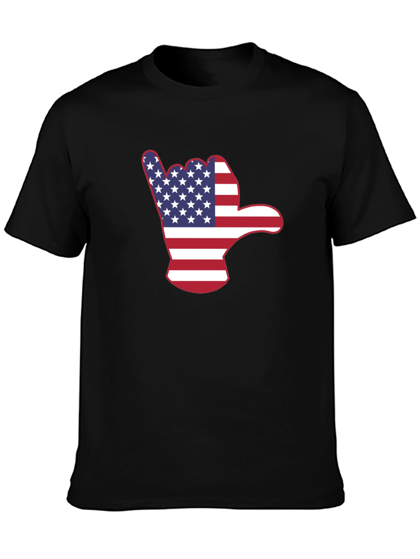 American Flag Shaka Hand T-Shirt