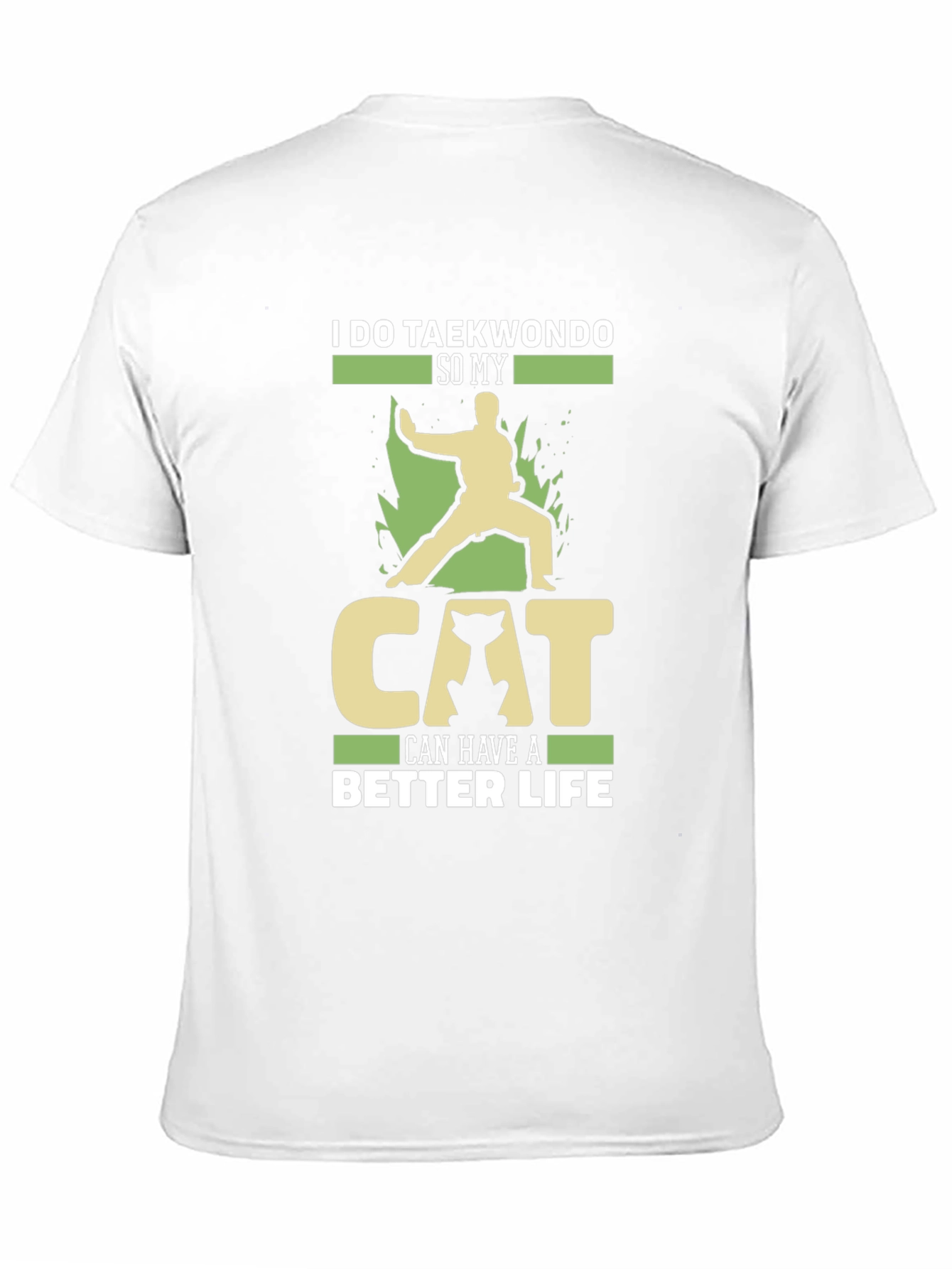 Taekwondo Cat Lover T-Shirt - Martial Arts Tee