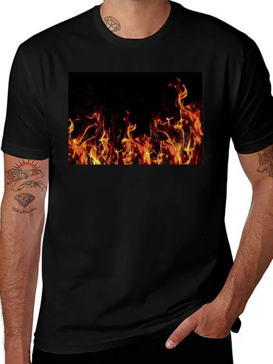 Inferno T-Shirt: Bold Fire Design