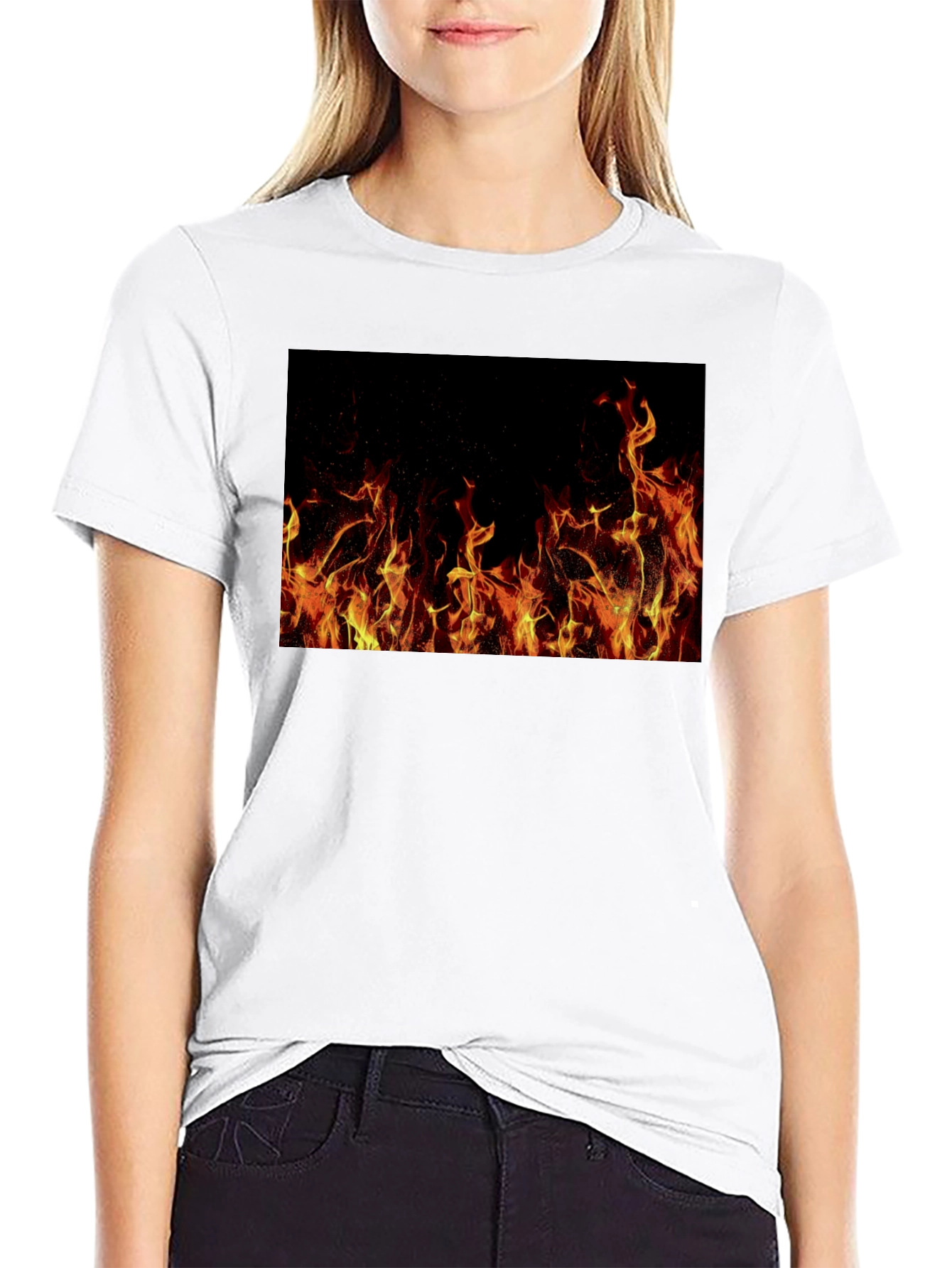 Inferno T-Shirt: Bold Fire Design