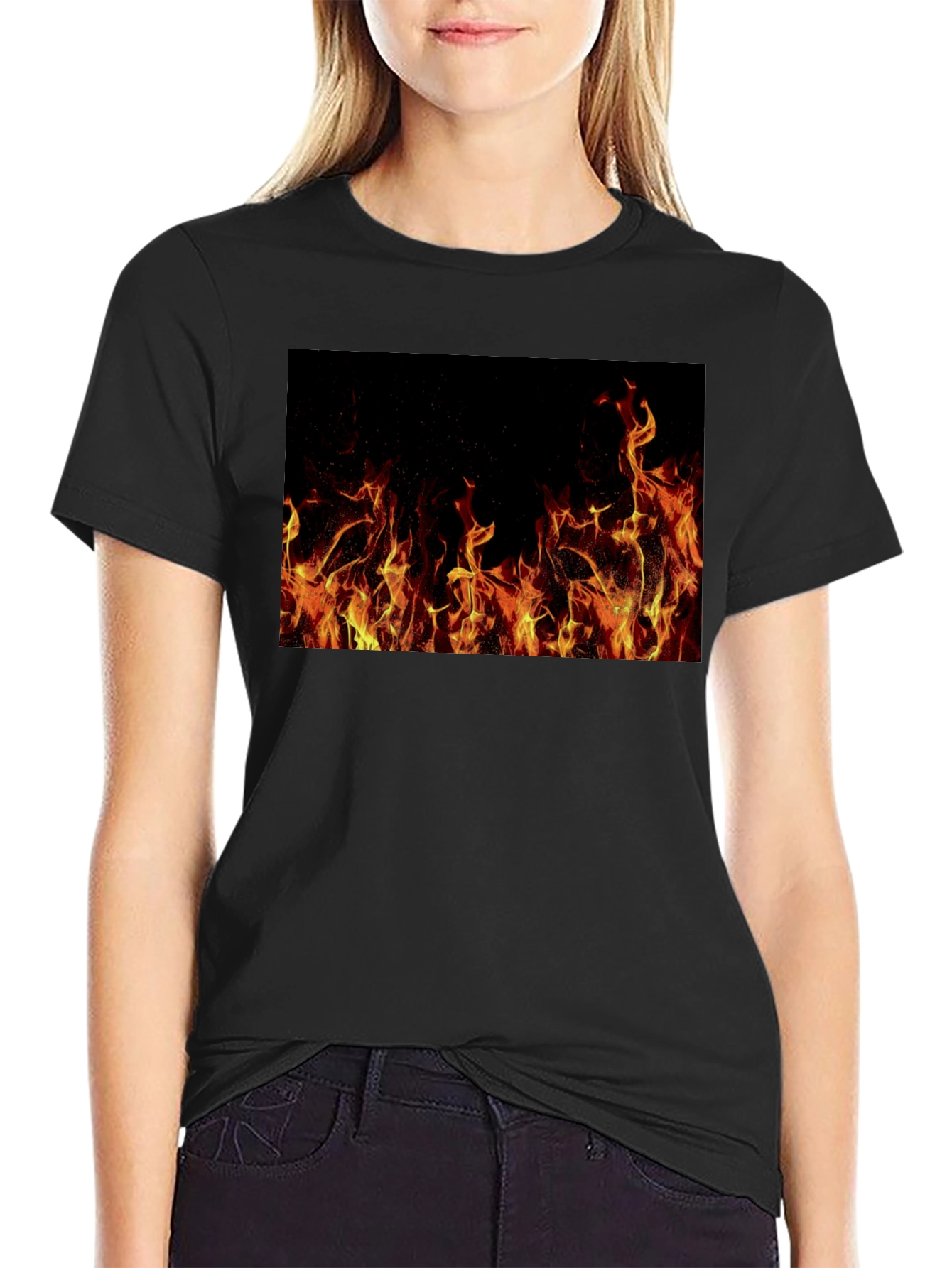 Inferno T-Shirt: Bold Fire Design