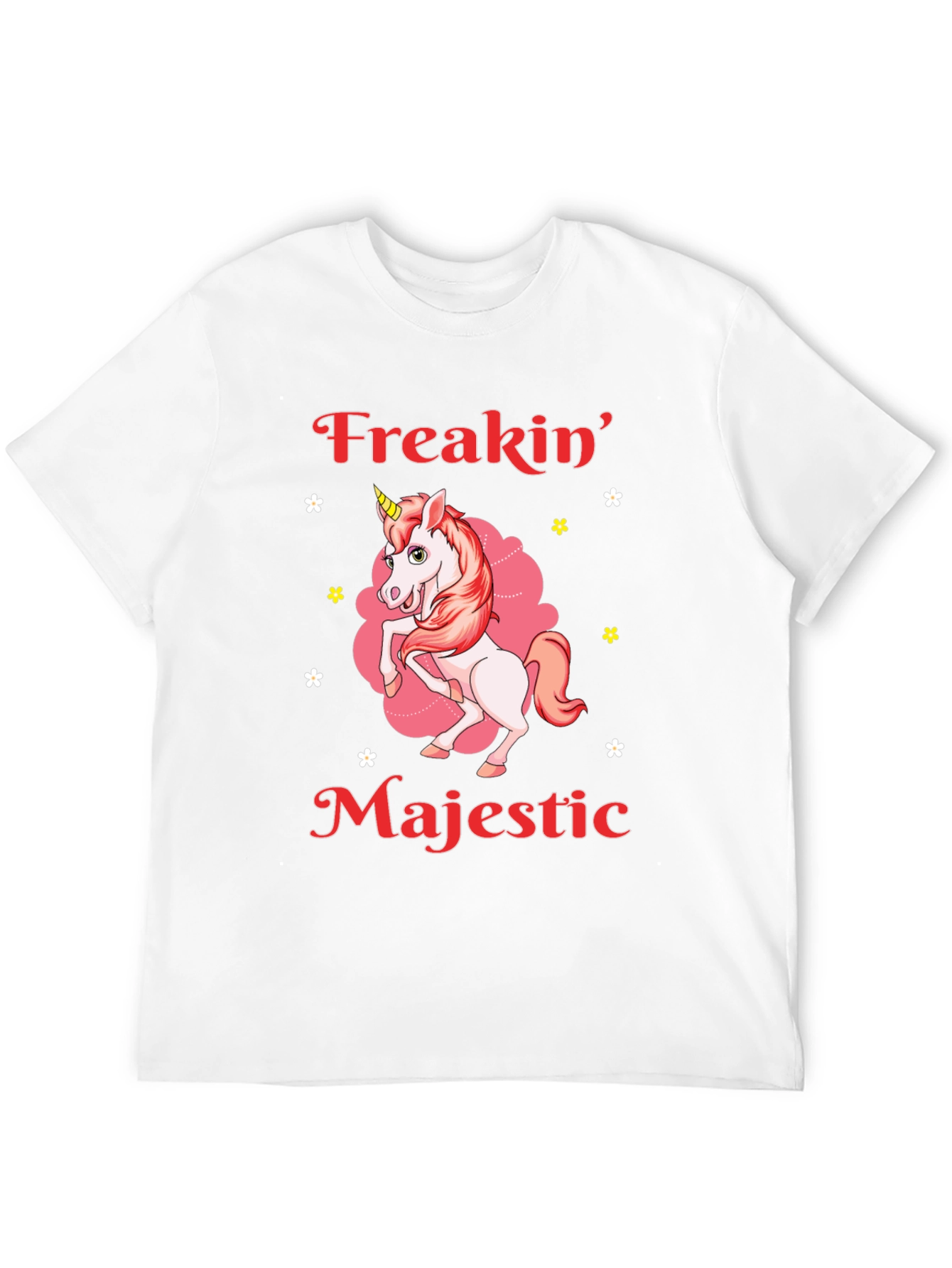 Freakin Majestic Unicorn Graphic T-Shirt