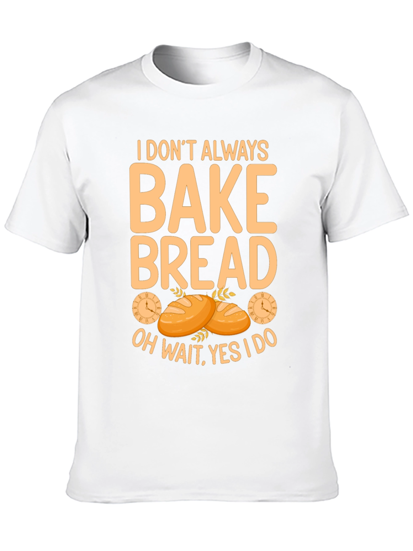 Bake Bread Graphic Tee - Funny Baker T-Shirt
