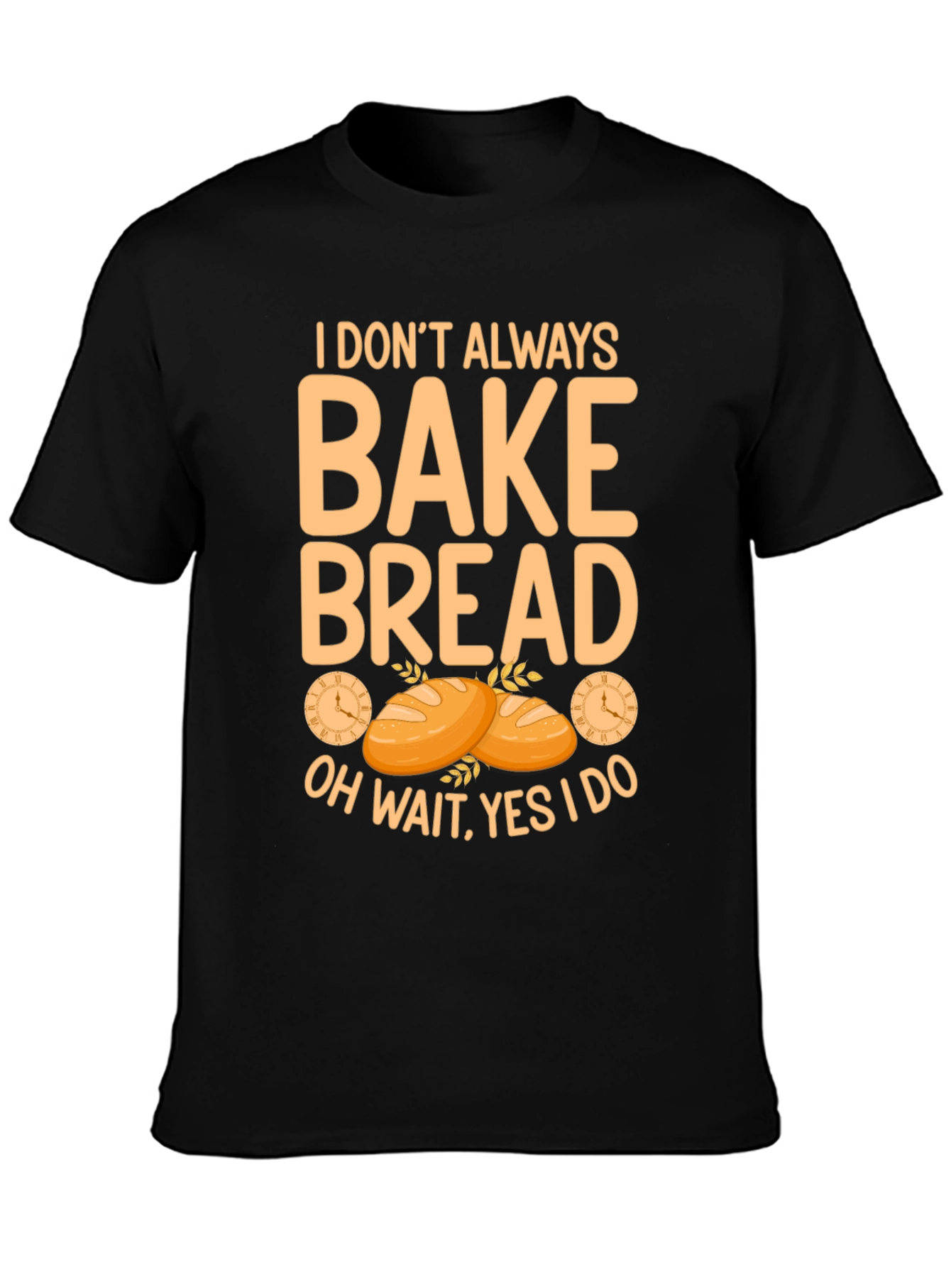 Bake Bread Graphic Tee - Funny Baker T-Shirt