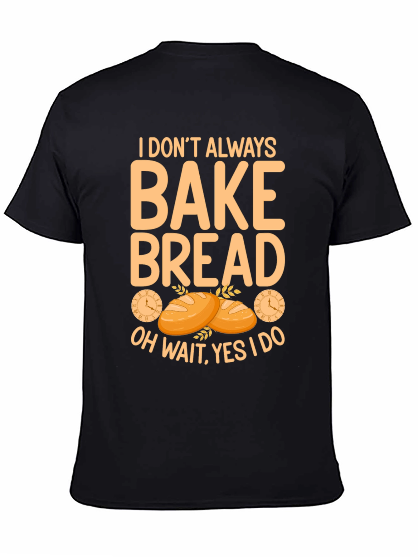 Bake Bread Graphic Tee - Funny Baker T-Shirt