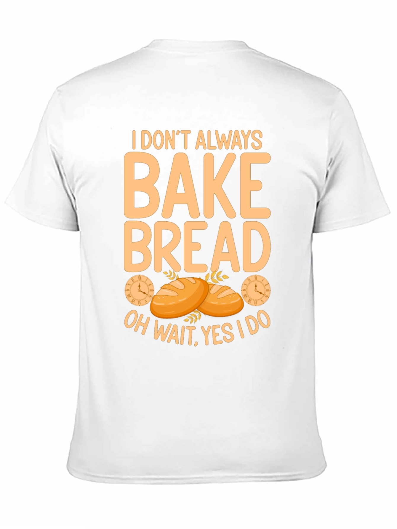 Bake Bread Graphic Tee - Funny Baker T-Shirt