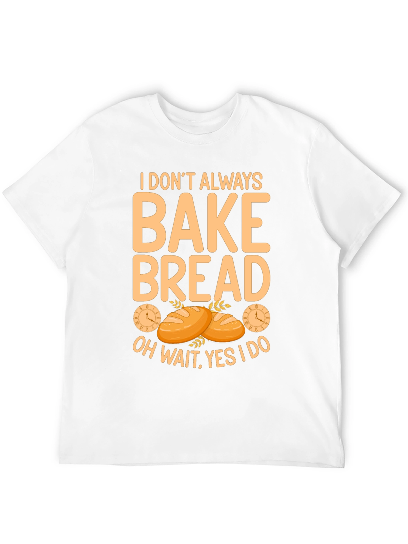 Bake Bread Graphic Tee - Funny Baker T-Shirt