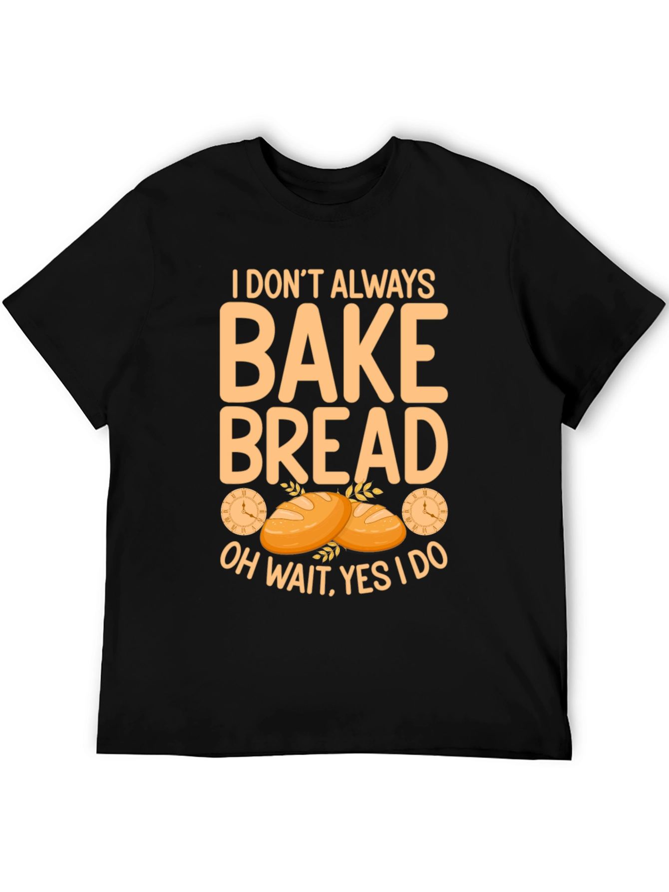 Bake Bread Graphic Tee - Funny Baker T-Shirt