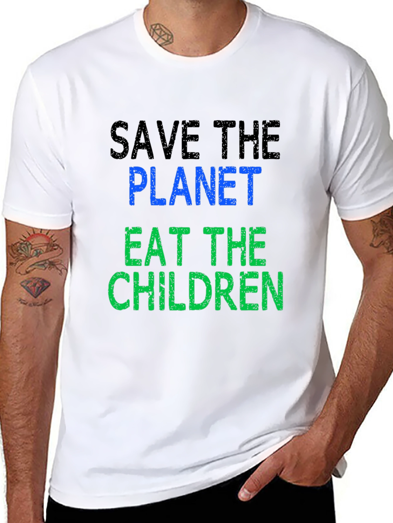 Save the Planet Eat the Children T-Shirt