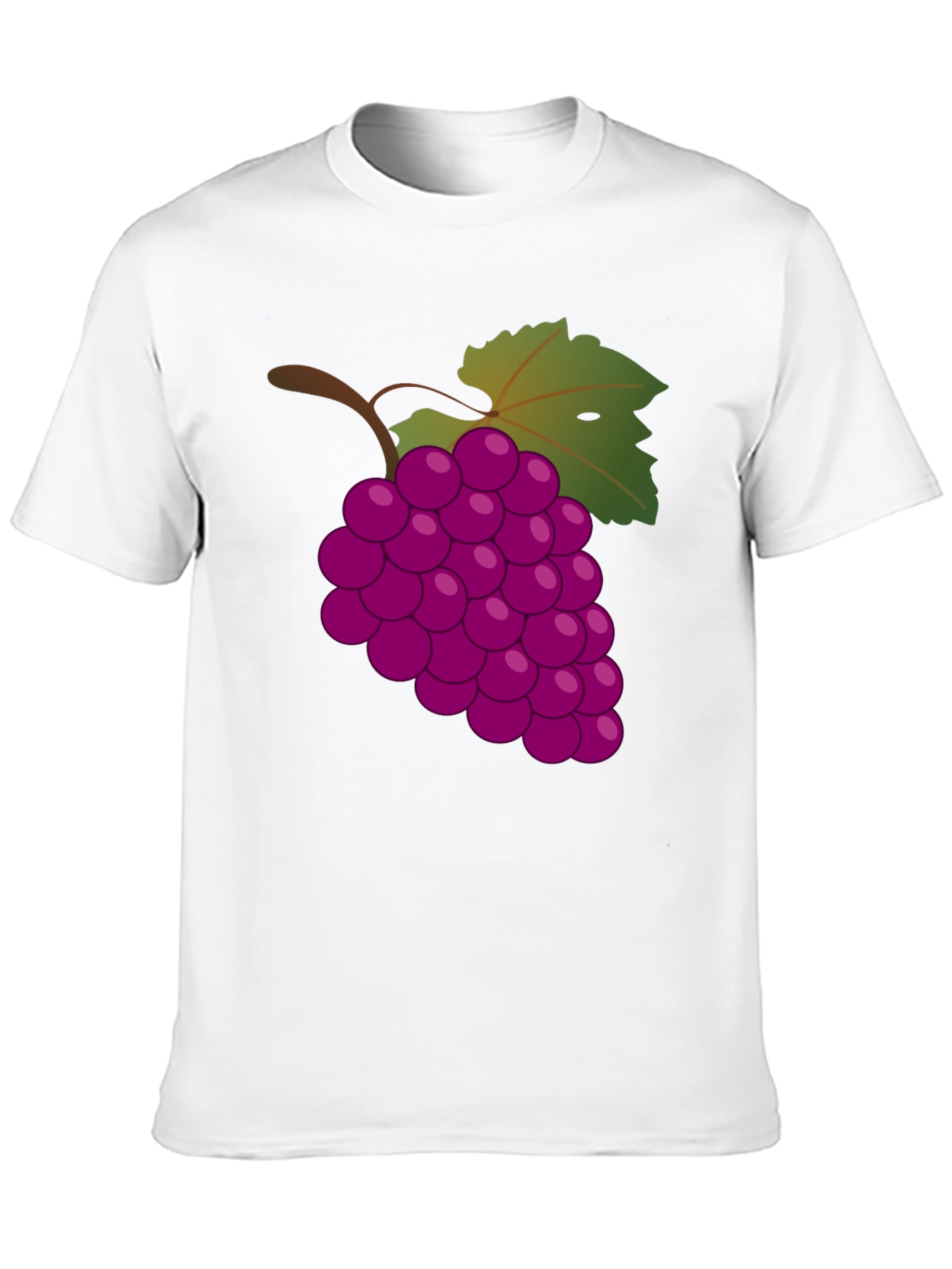 Grapes Graphic T-Shirt - Casual Cotton Tee