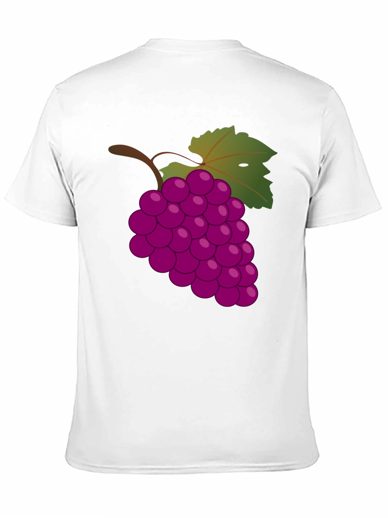 Grapes Graphic T-Shirt - Casual Cotton Tee