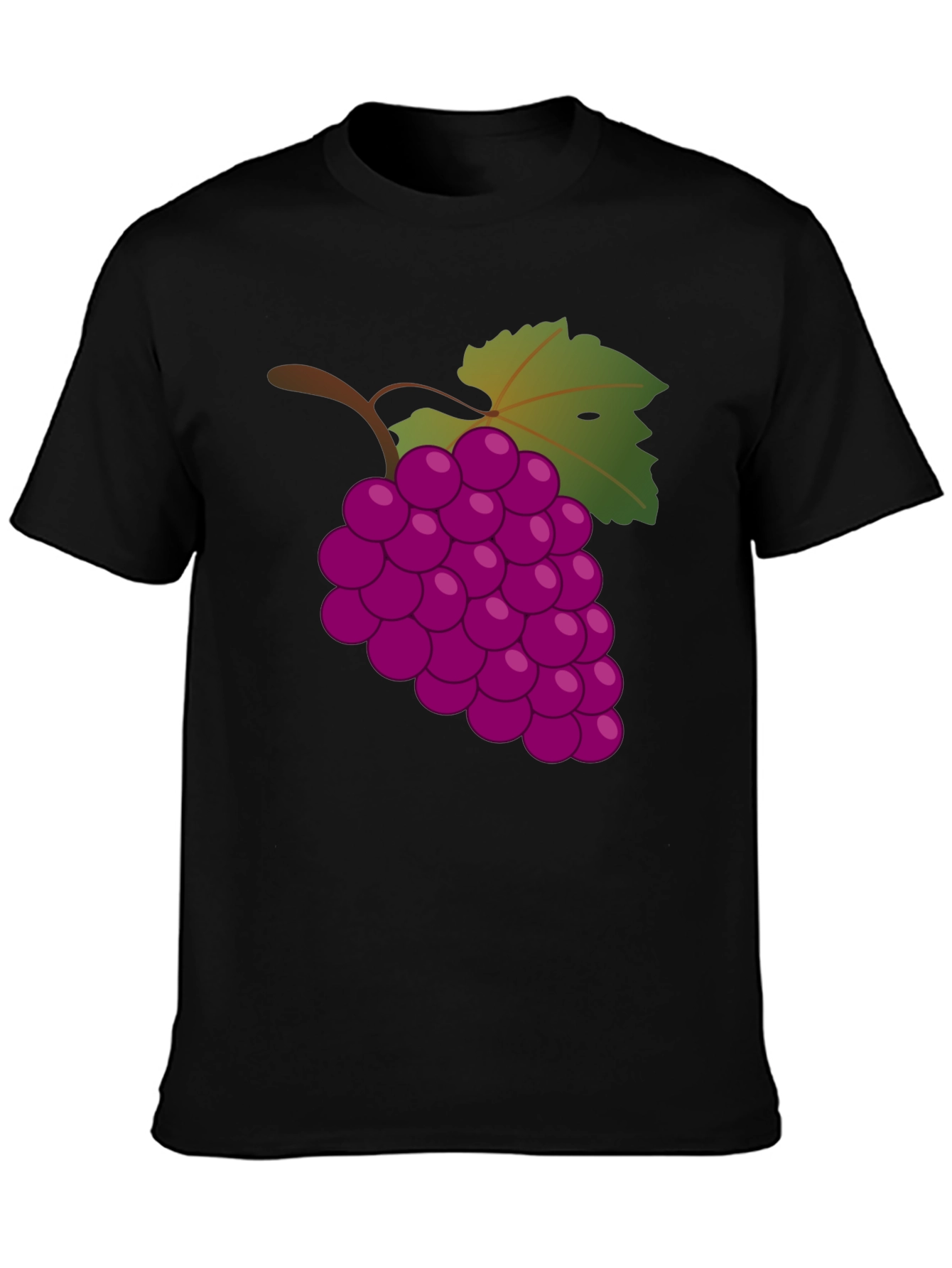 Grapes Graphic T-Shirt - Casual Cotton Tee