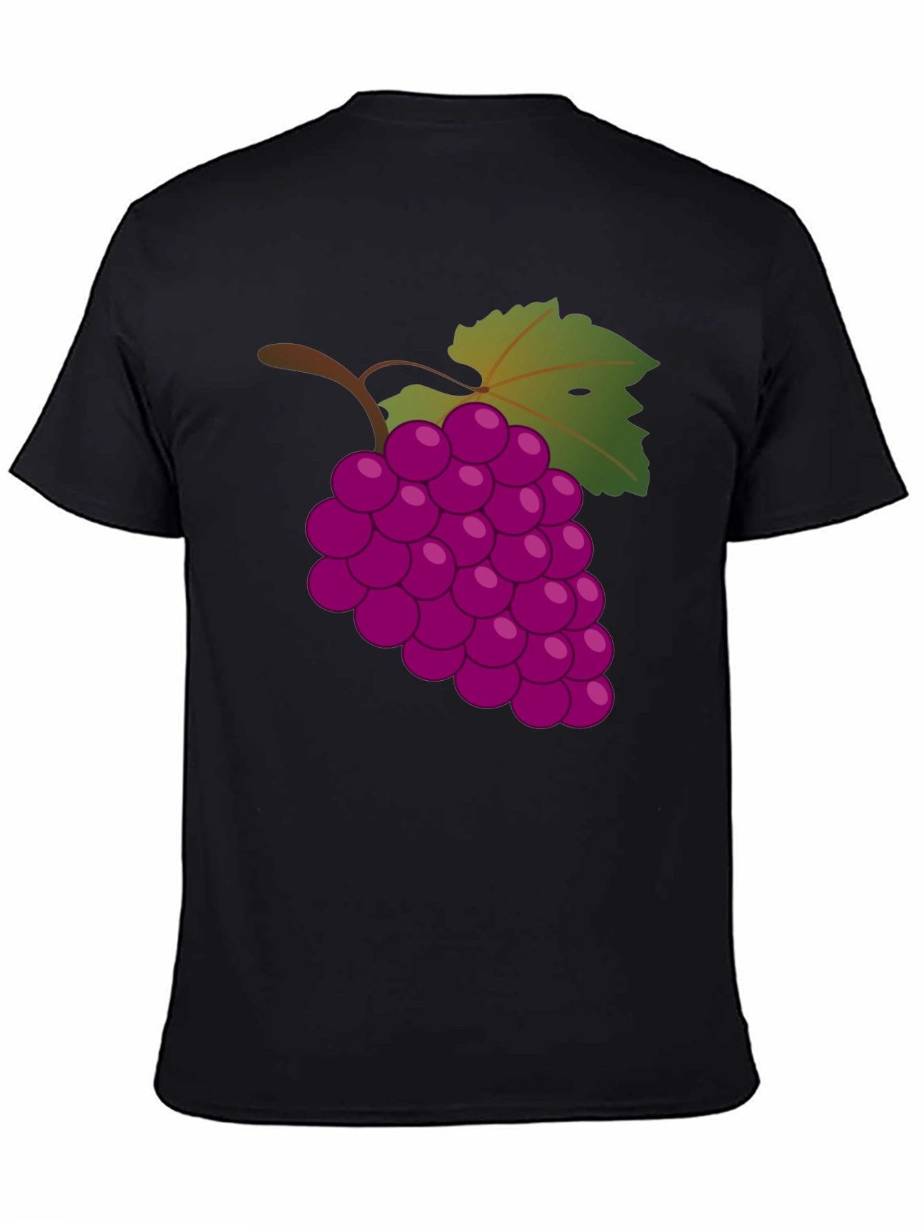 Grapes Graphic T-Shirt - Casual Cotton Tee