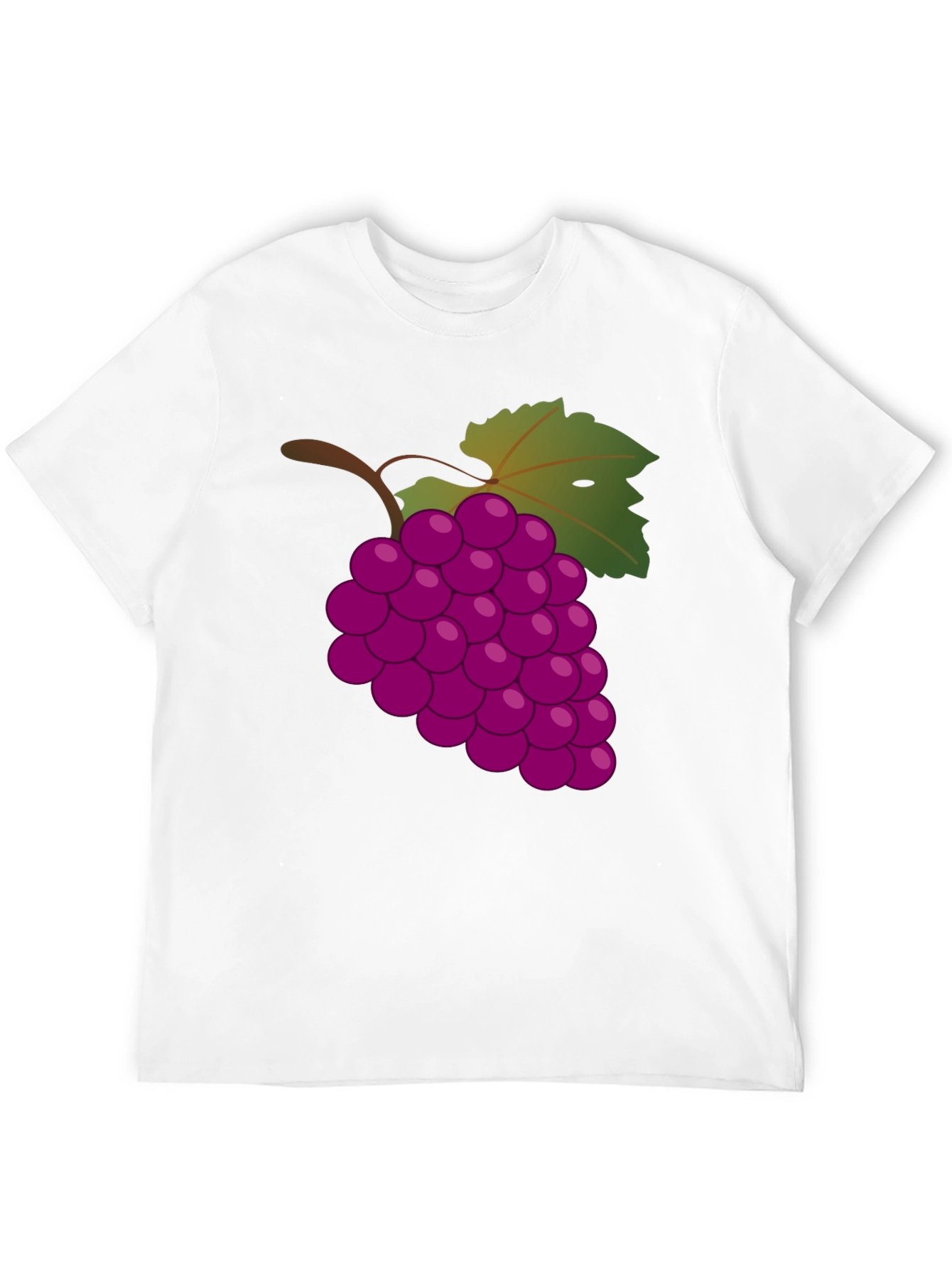 Grapes Graphic T-Shirt - Casual Cotton Tee