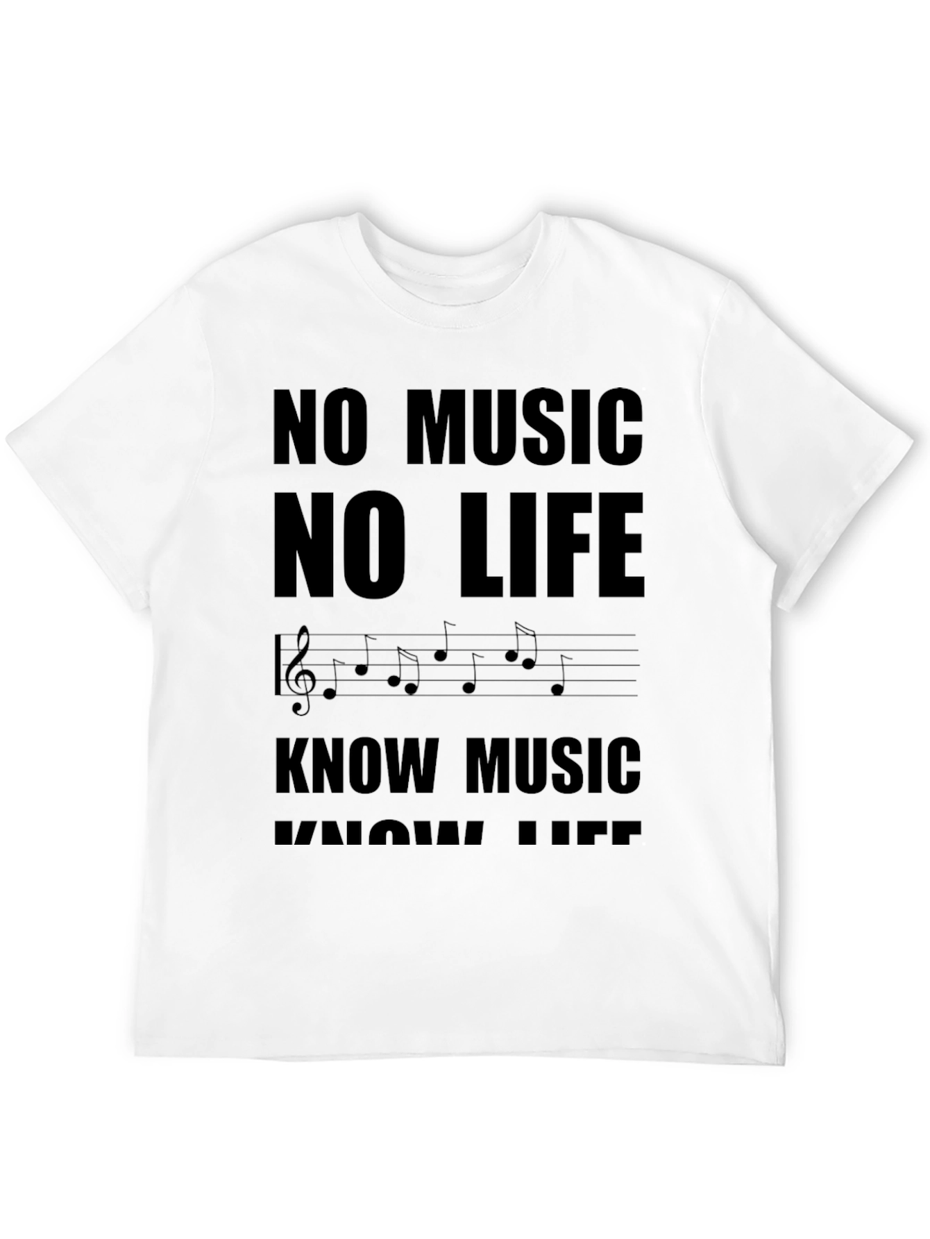 Music Lovers Tee: No Music No Life