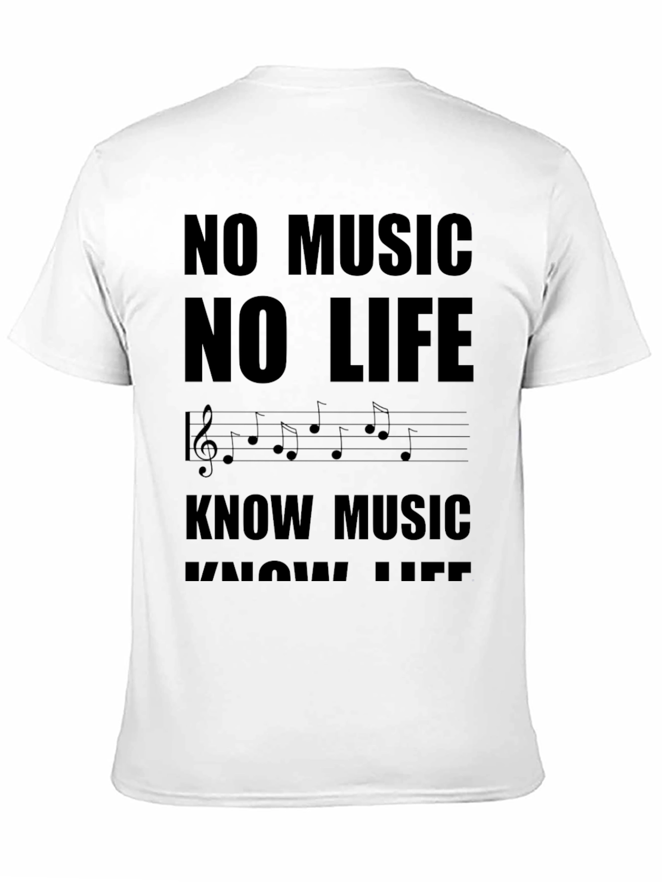 Music Lovers Tee: No Music No Life